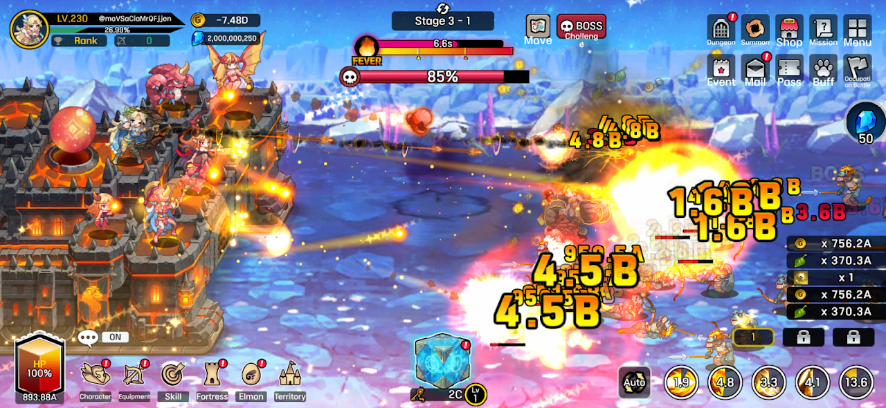 ภาพหน้าจอของ Archer Castle : AFK Idle RPG