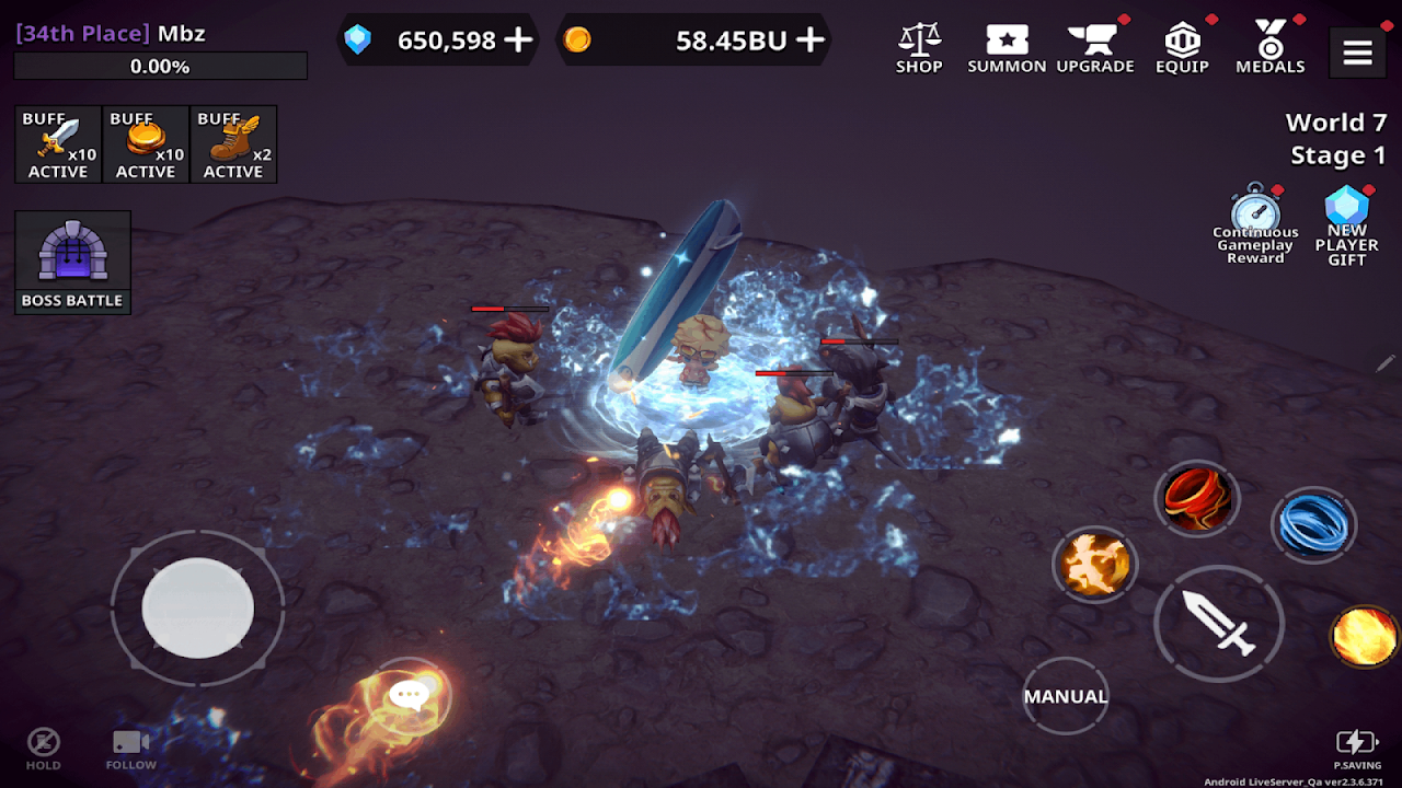 Dungeon Knight Idle 스크린샷