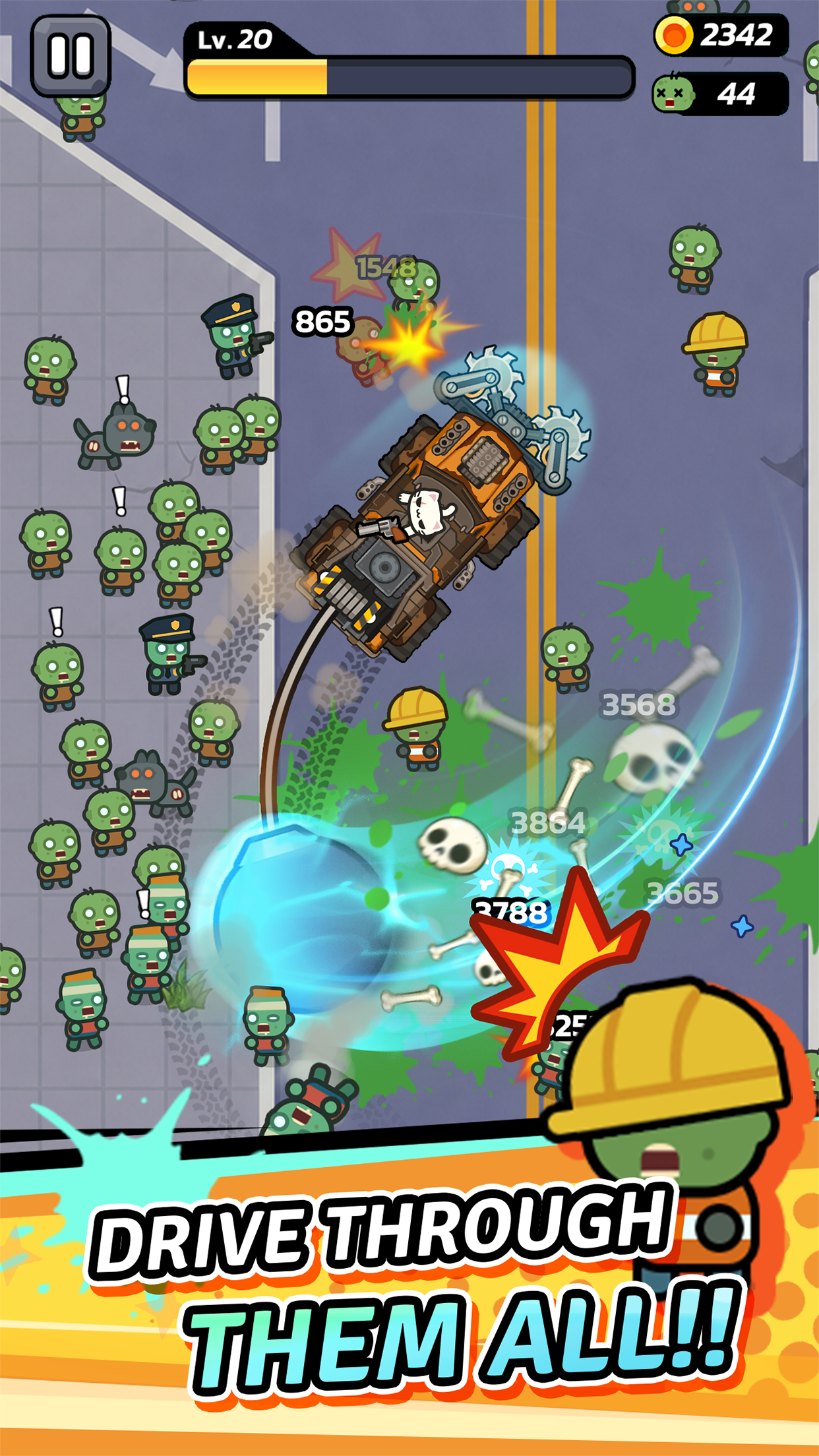 Crash Cat : Zombie Survivor screenshot