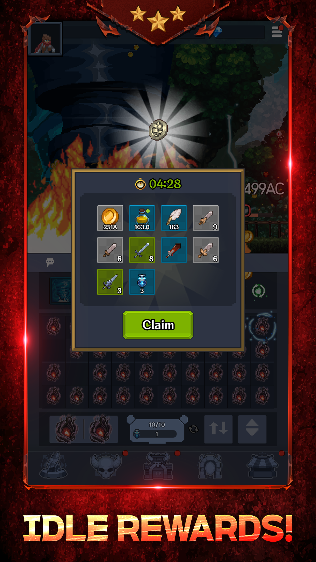 Banecraft : Idle RPG screenshot