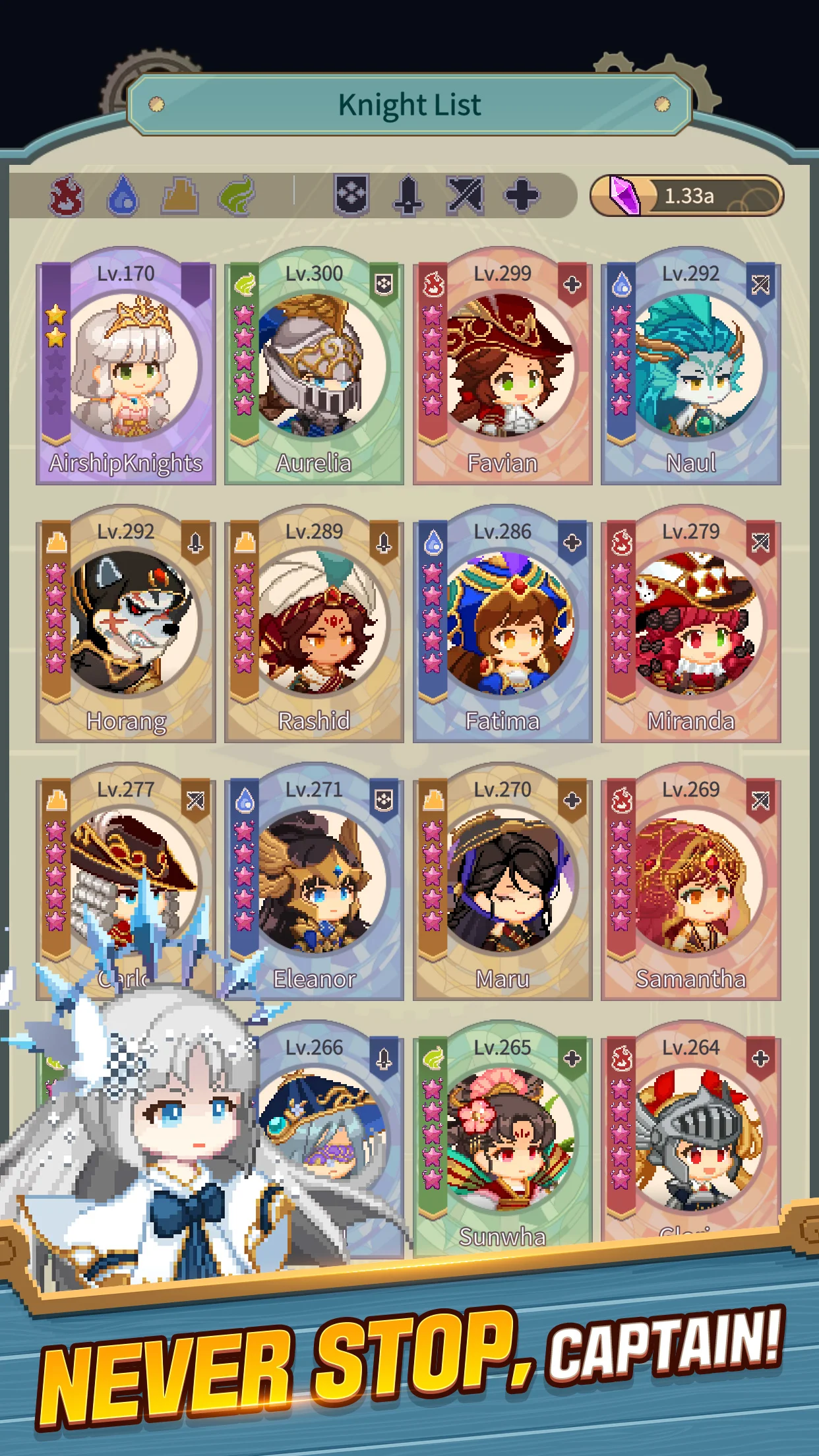 Ảnh chụp màn hình của Airship Knights: Zero