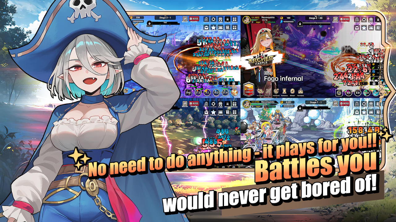 ภาพหน้าจอของ Archer Castle : AFK Idle RPG