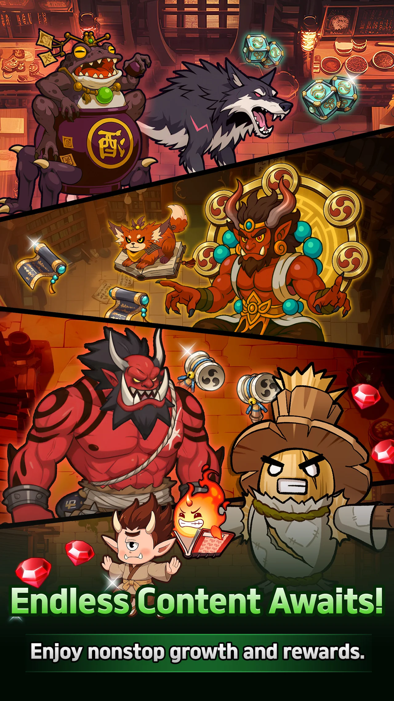 ภาพหน้าจอของ Nine-Tailed Fox Idle RPG
