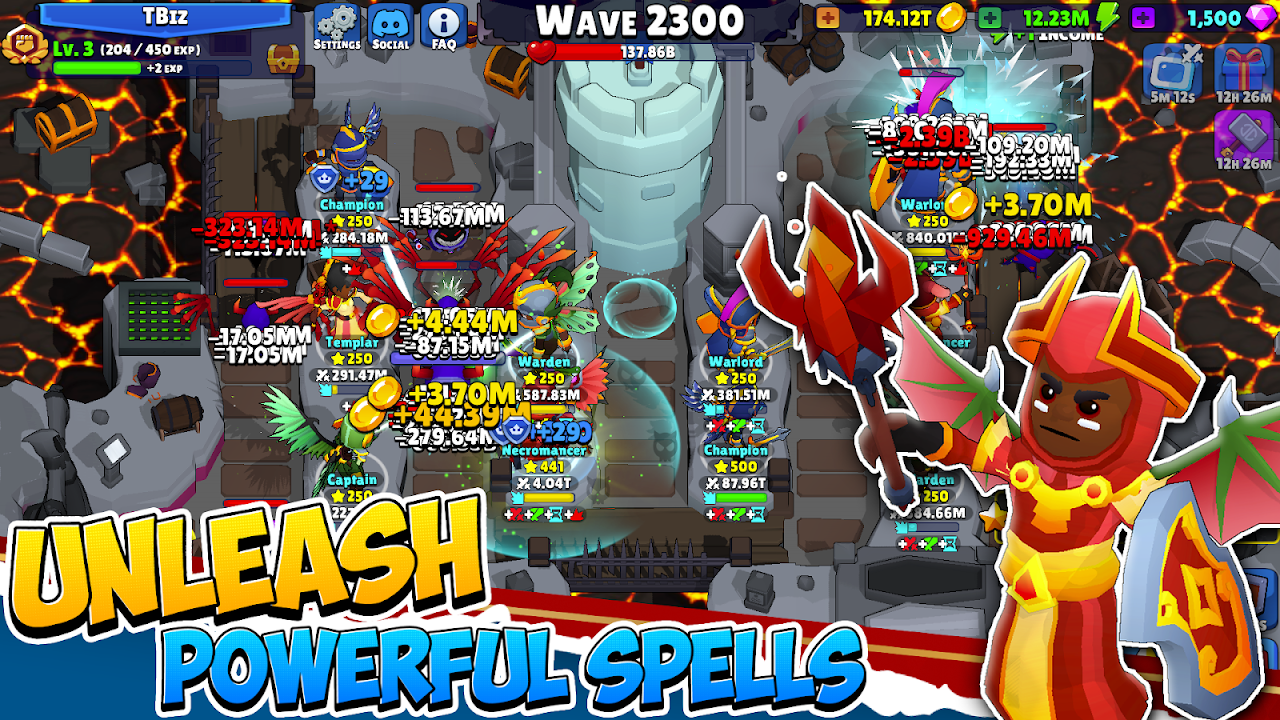 Idle Hero TD Tower Defense RPG 截图