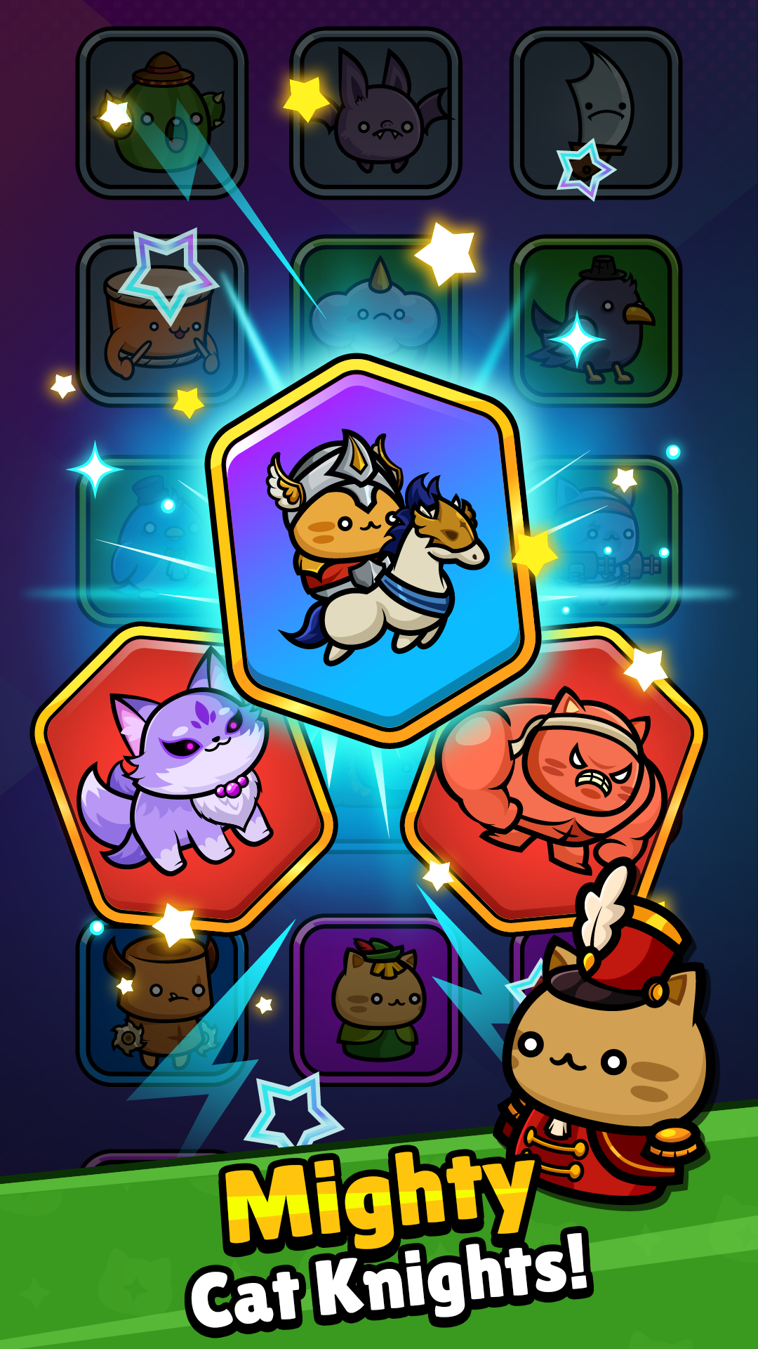 ภาพหน้าจอของ Meow Knights : Idle RPG