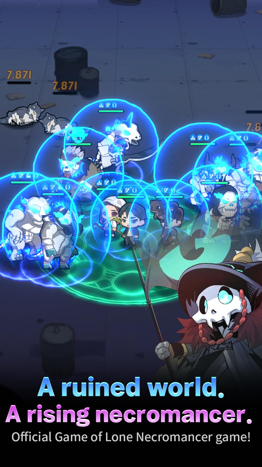 Lone Necromancer: Idle RPG screenshot