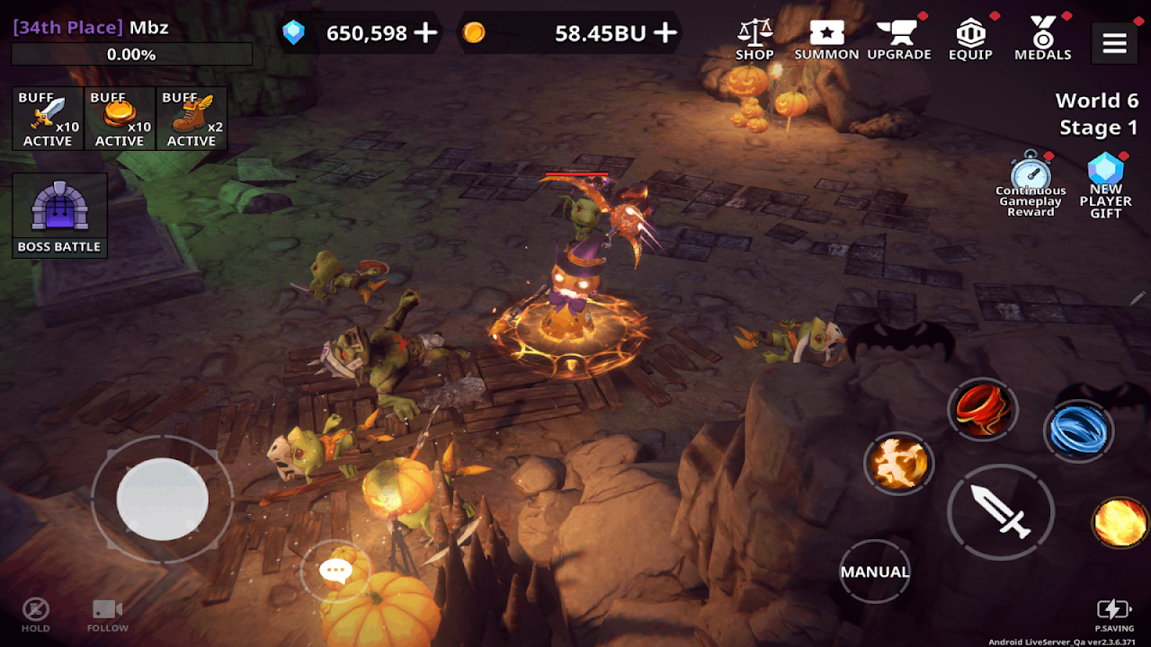 Dungeon Knight Idle 스크린샷