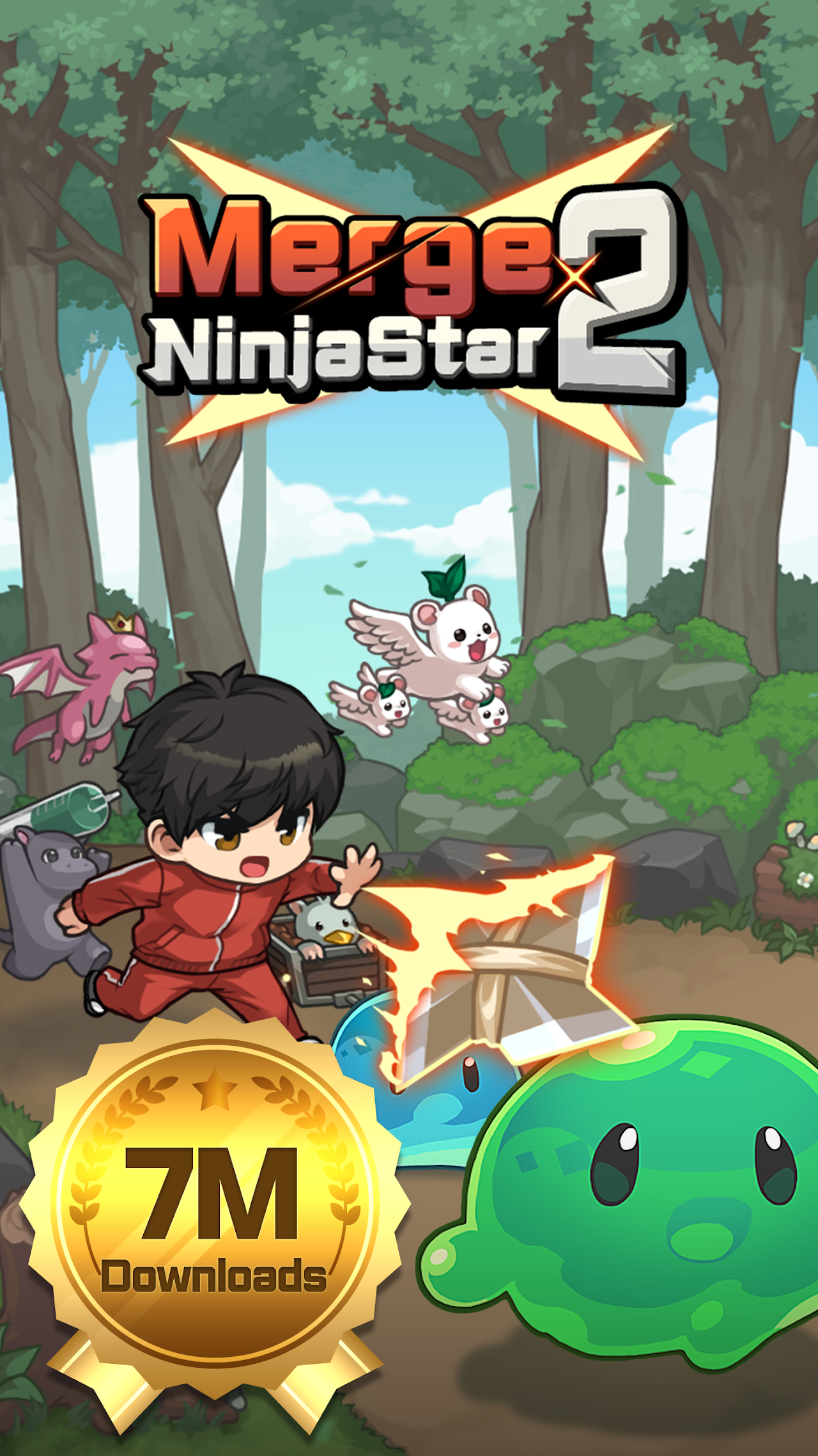 ภาพหน้าจอของ Merge Ninja Star 2