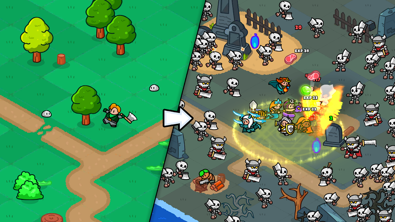 Rumble Heroes - Adventure RPG screenshot