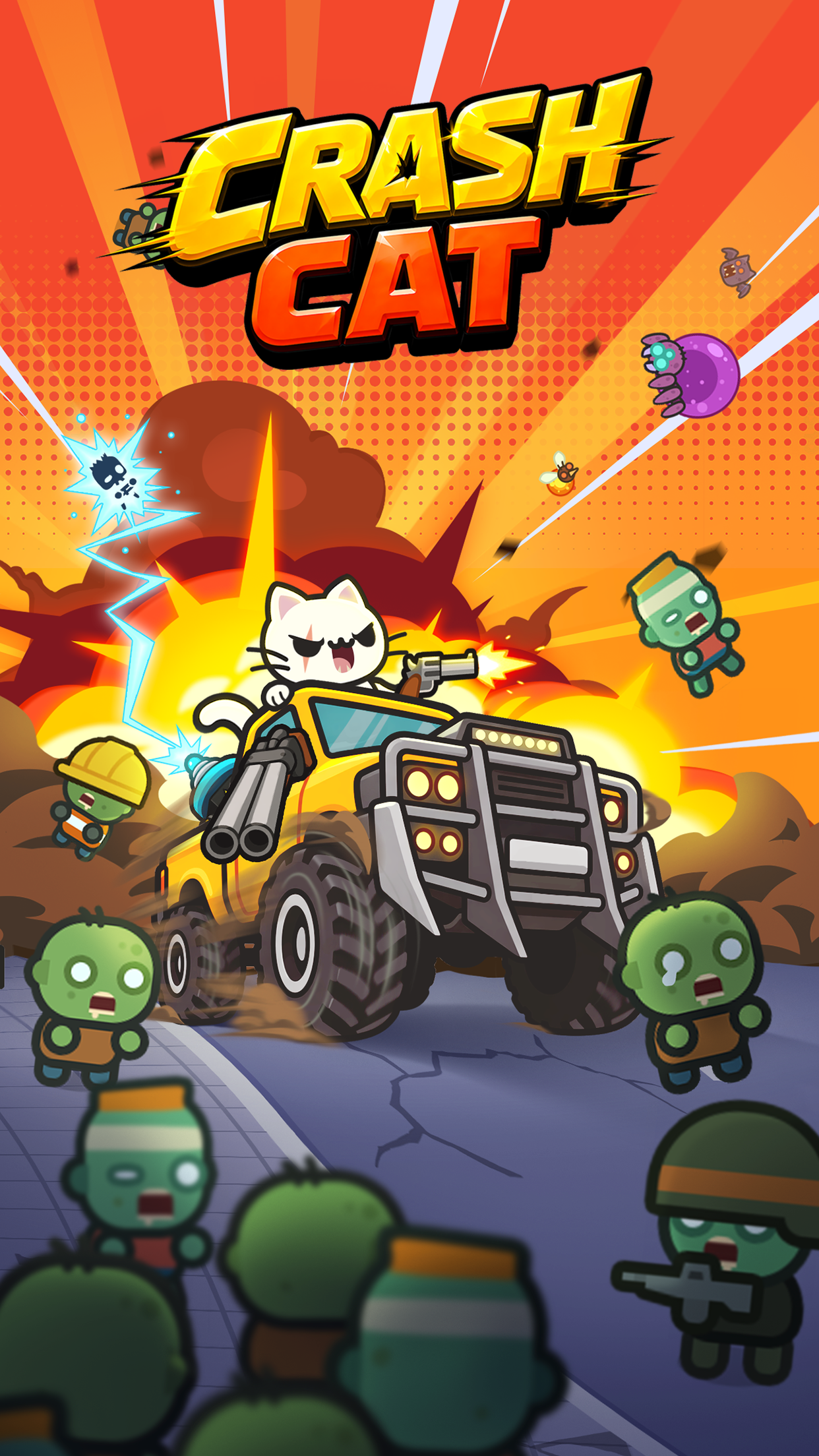 ภาพหน้าจอของ Crash Cat : Zombie Survivor