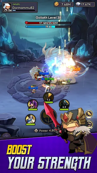 Self-Service Knight : idle RPG screenshot