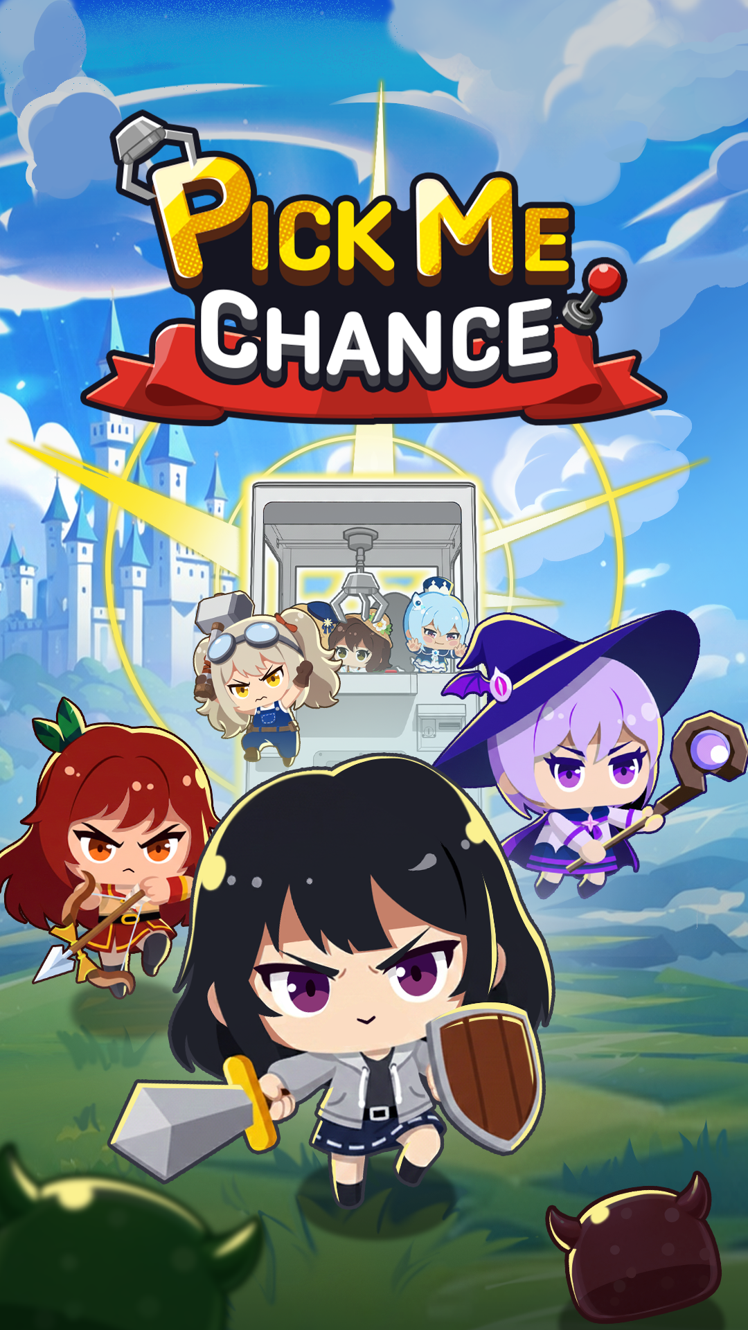 PICK ME CHANCE (뽑만추 : 방치된 뽑기기계 RPG'에 대해 알아보세요) screenshot