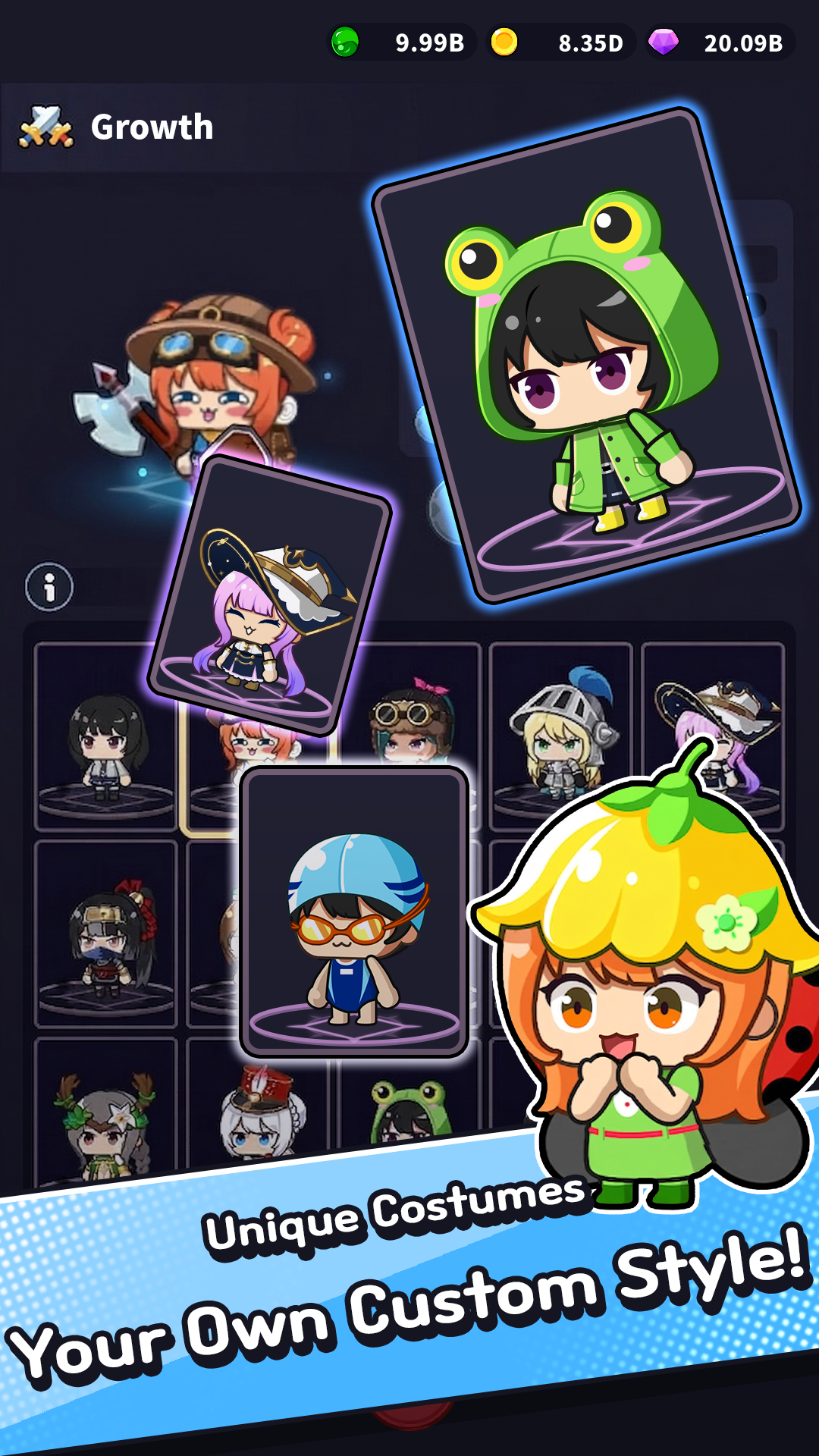 PICK ME CHANCE (뽑만추 : 방치된 뽑기기계 RPG'에 대해 알아보세요) screenshot