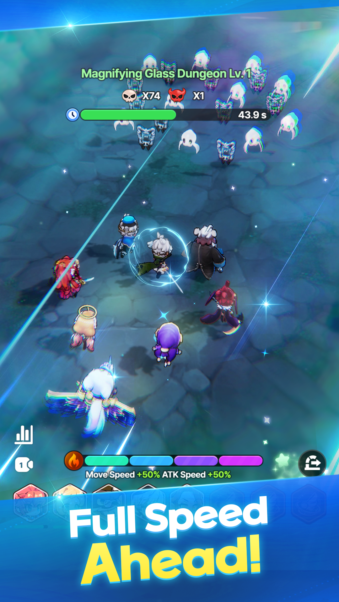 Ảnh chụp màn hình của Gale Knights Idle RPG