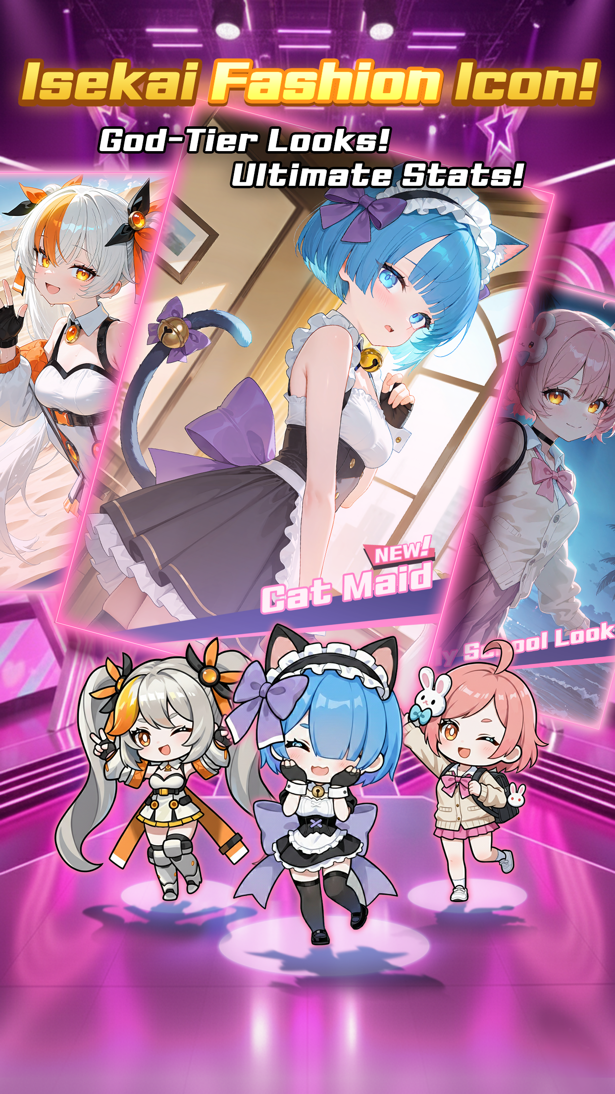 Isekai Reset! (여고생과 리셋중! - 로그라이크 x 방치형 RPG) screenshot
