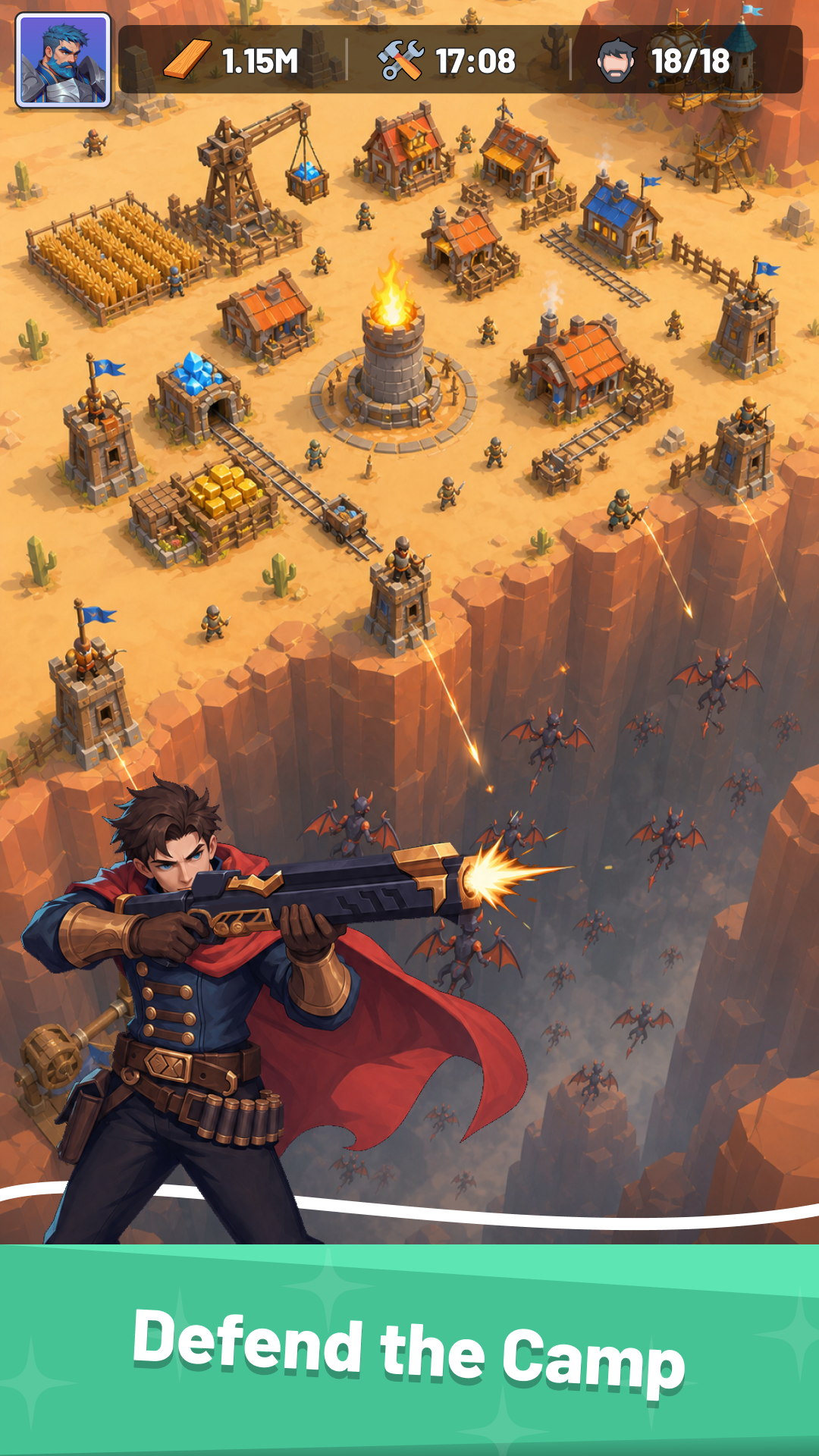 ภาพหน้าจอของ Deep Hole - Abyss Survivor