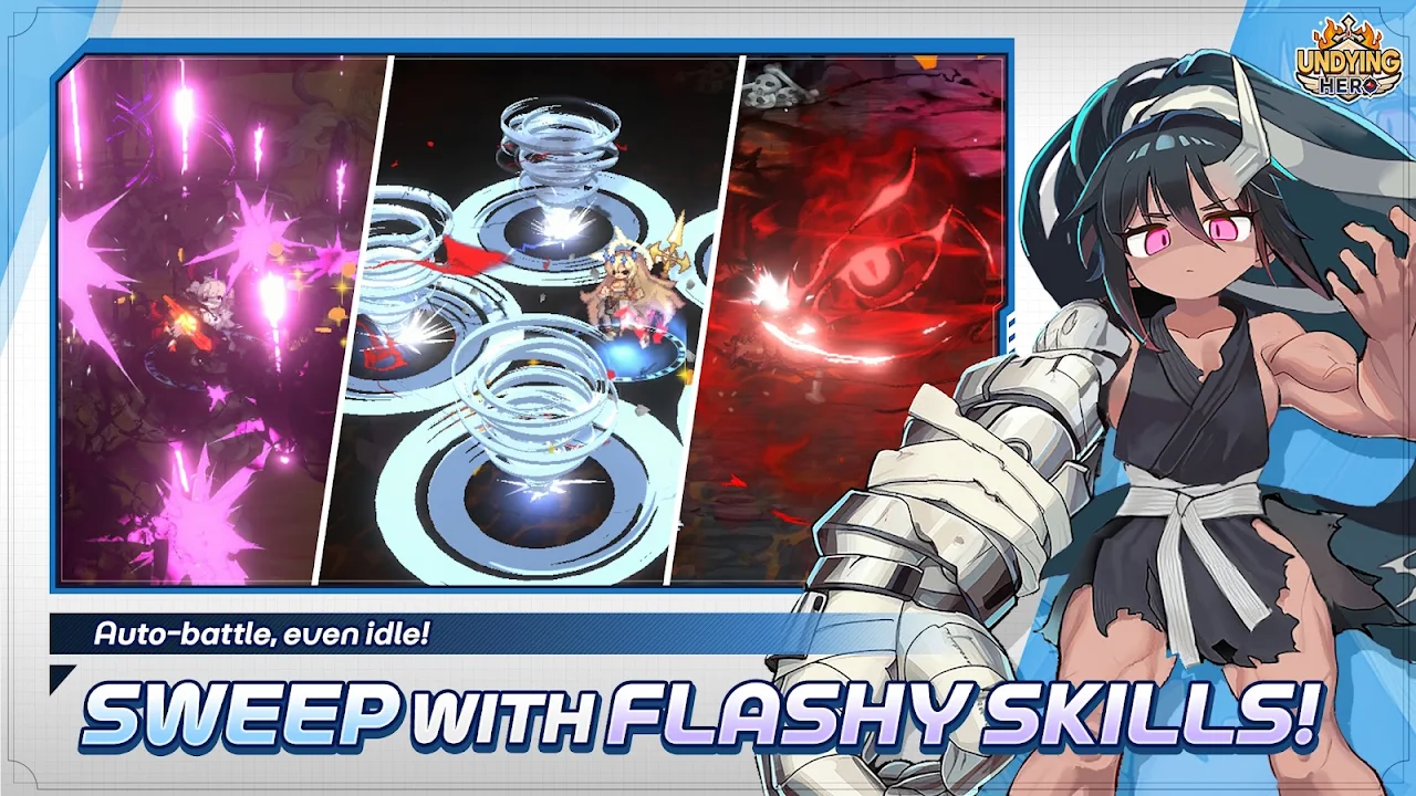 ภาพหน้าจอของ Undying Hero: Idle RPG