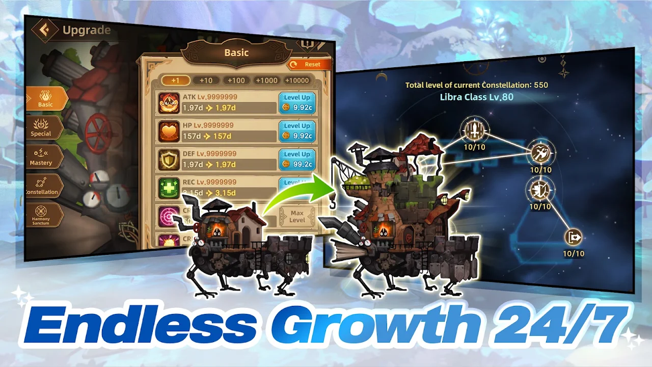 Ảnh chụp màn hình của Fortress Saga