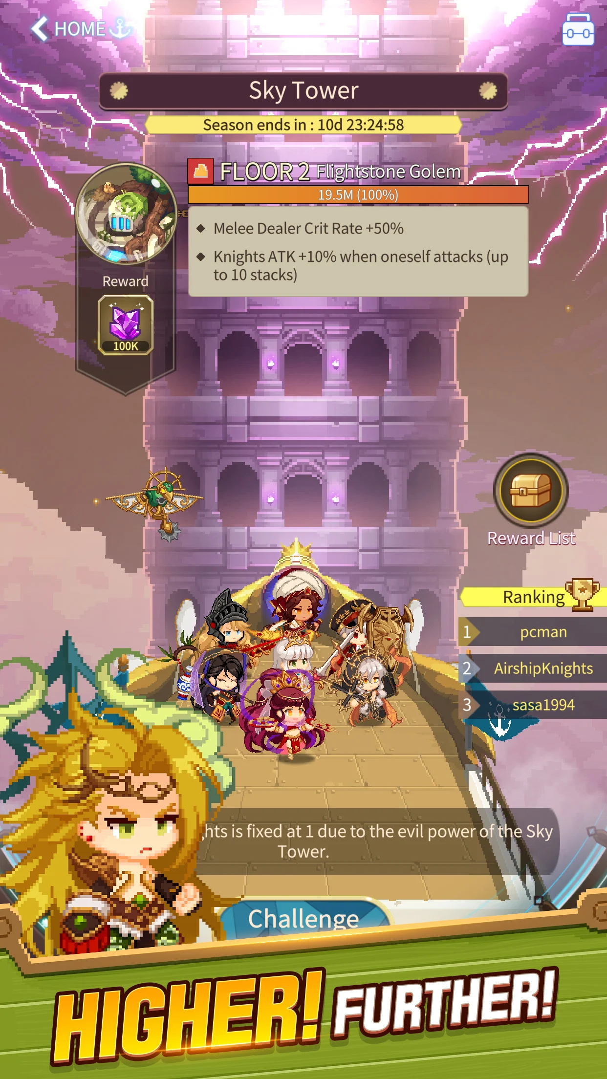 Ảnh chụp màn hình của Airship Knights: Zero