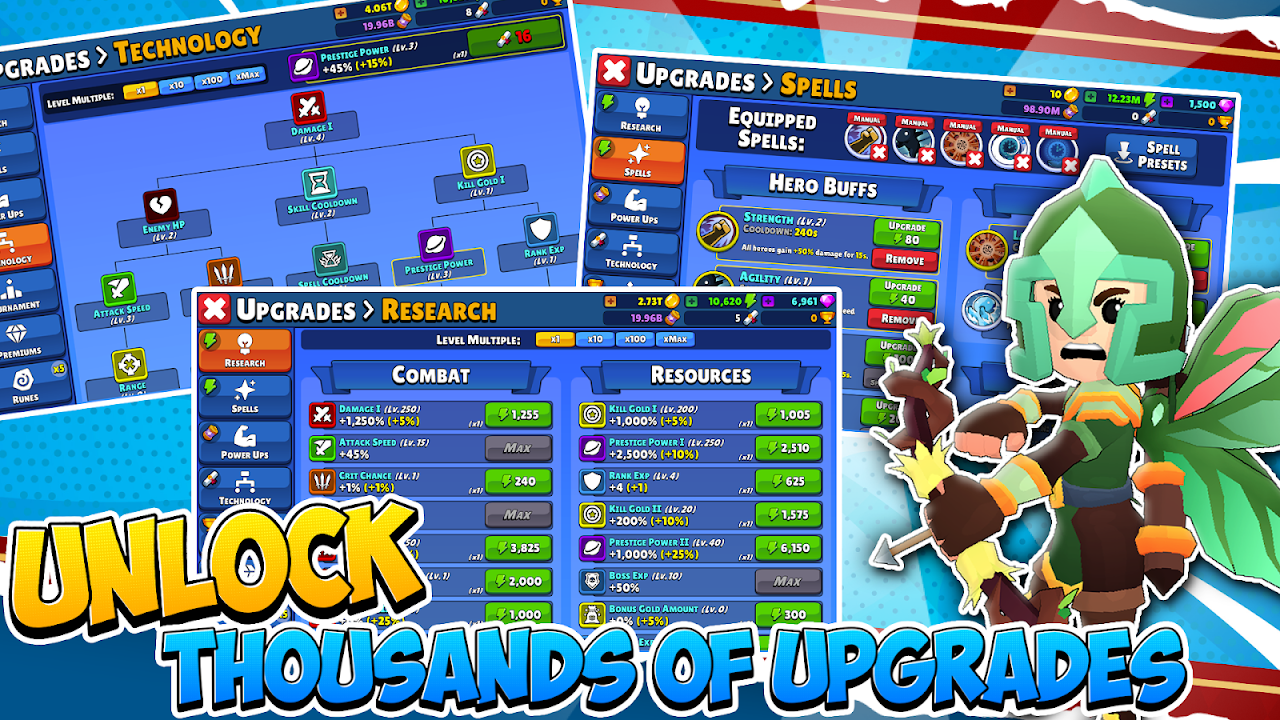 Idle Hero TD Tower Defense RPG 截图