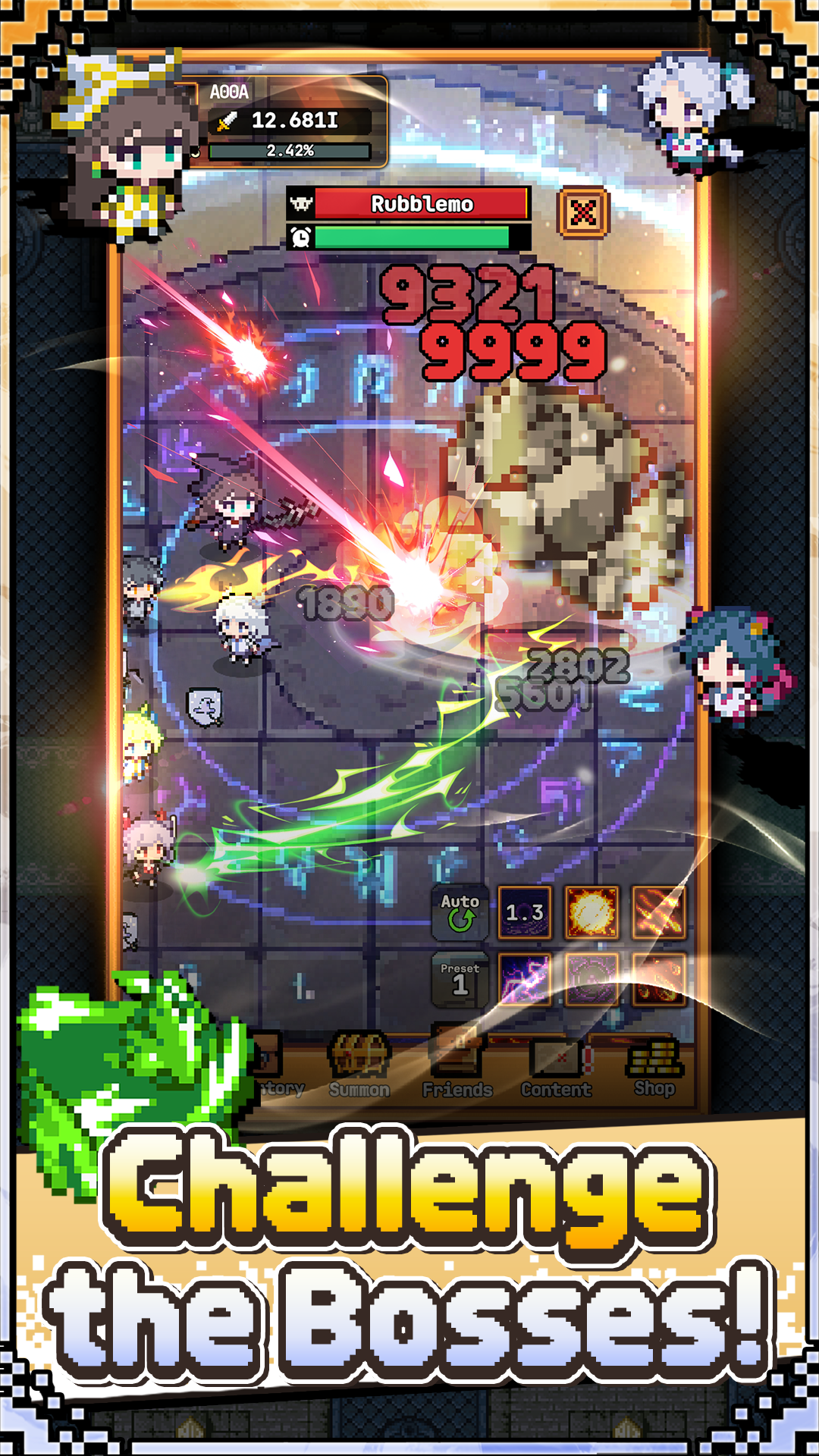 Legend of Witch : Idle RPG 스크린샷
