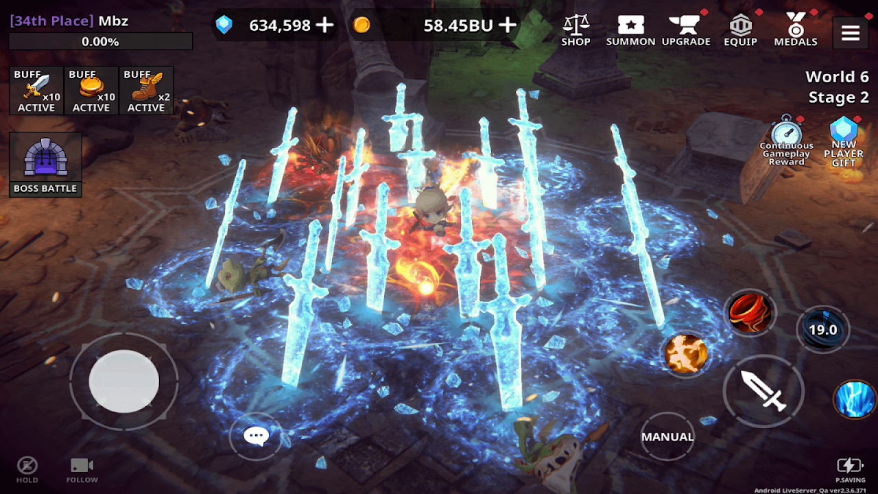 Dungeon Knight Idle 스크린샷