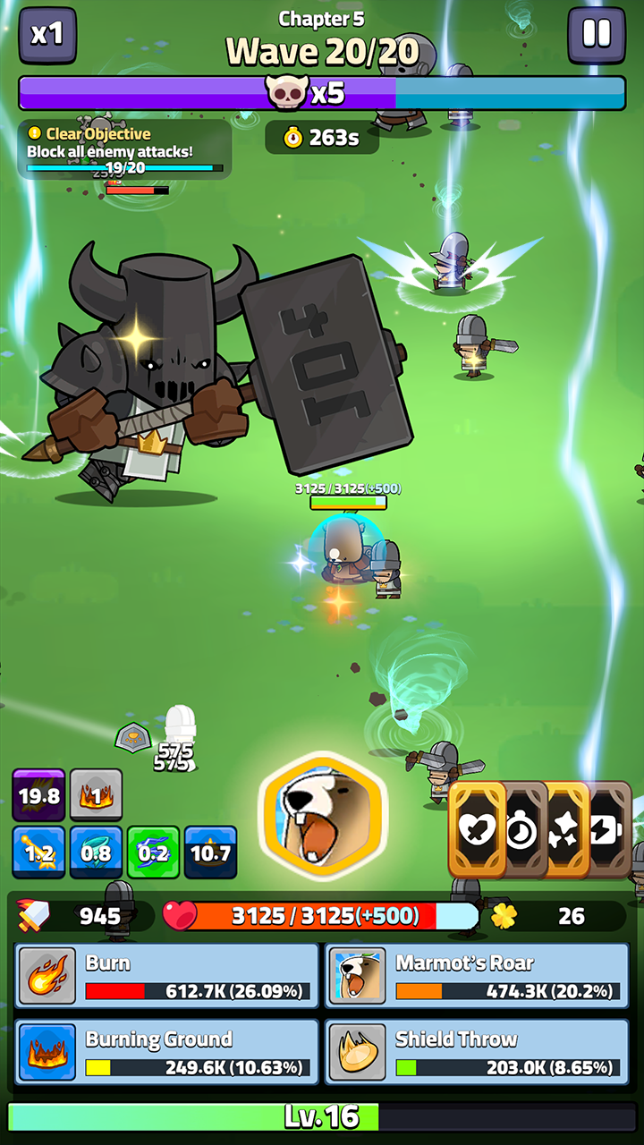 Marmot Survivor : Roguelike screenshot