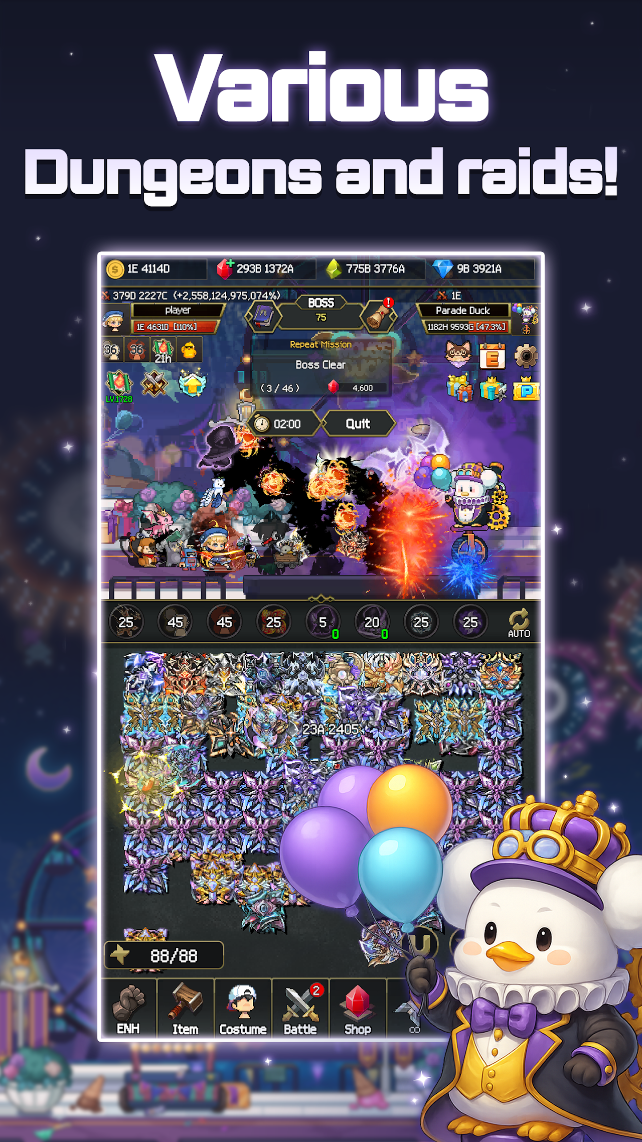 ภาพหน้าจอของ Merge Ninja Star 2