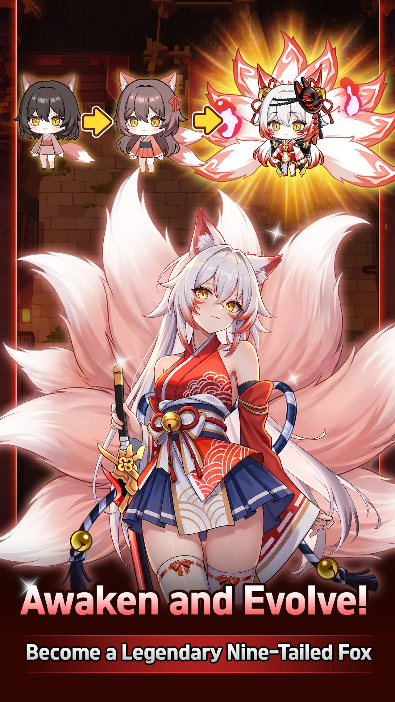 ภาพหน้าจอของ Nine-Tailed Fox Idle RPG