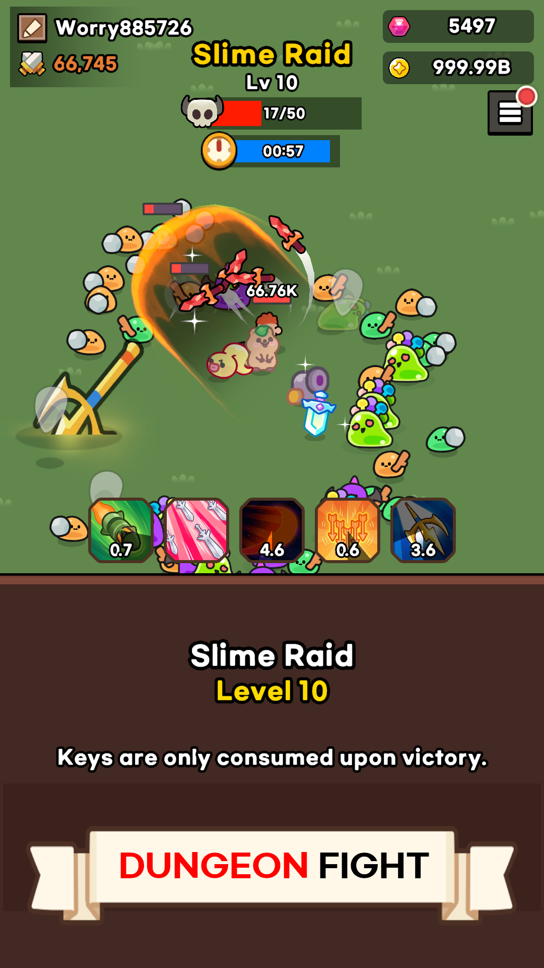 Don't Worry: Idle RPG screenshot