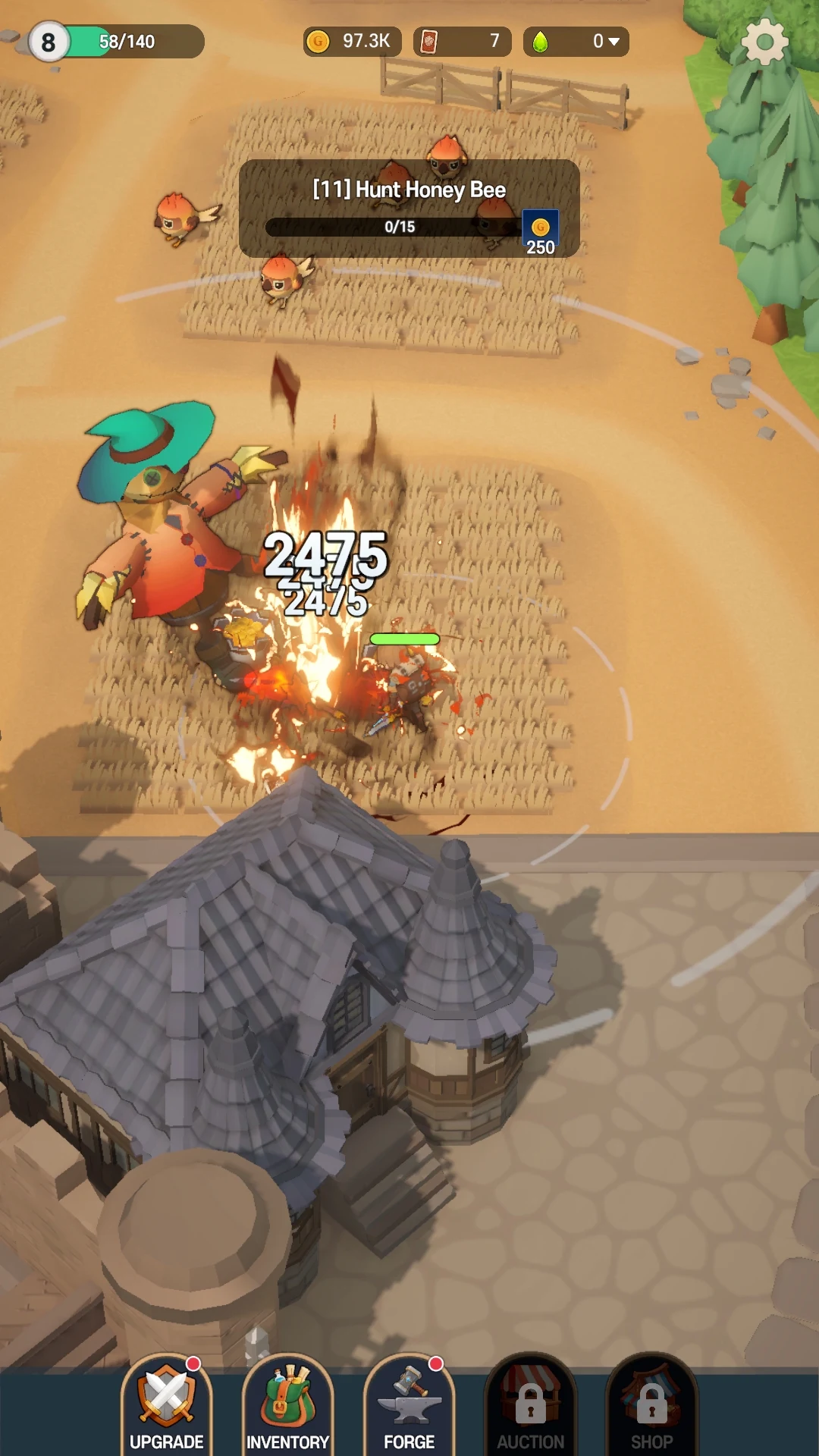 Ảnh chụp màn hình của FANTASYxHUNTERS