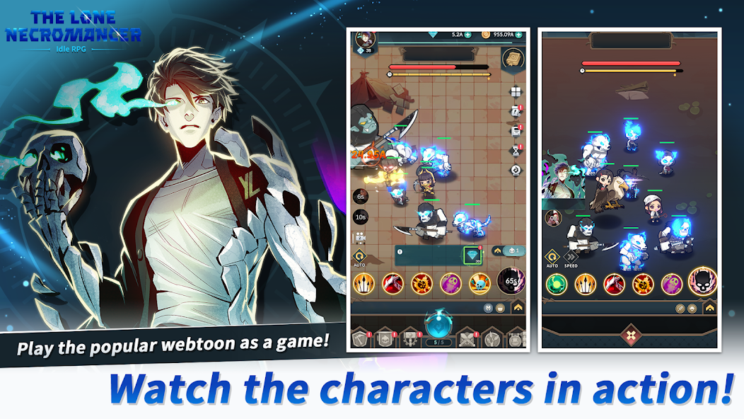 Lone Necromancer: Idle RPG screenshot