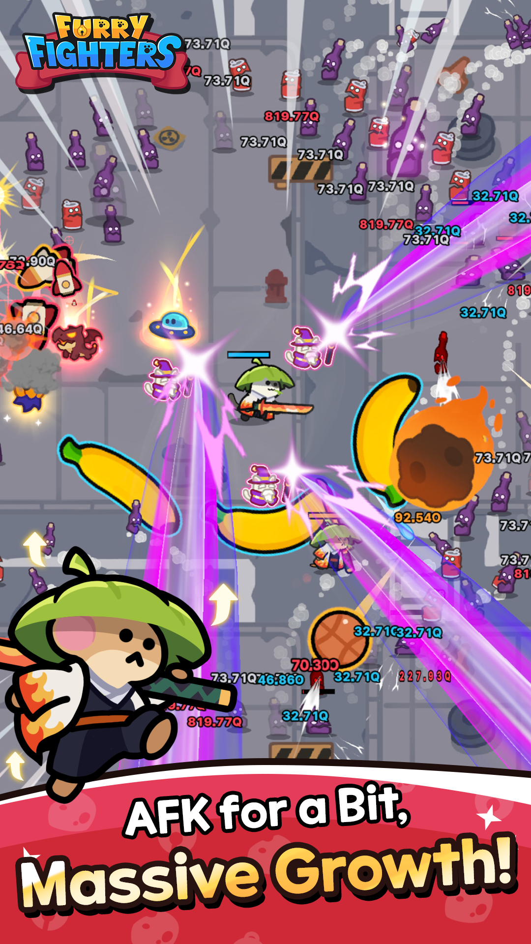 Furry Fighters : Idle RPG screenshot