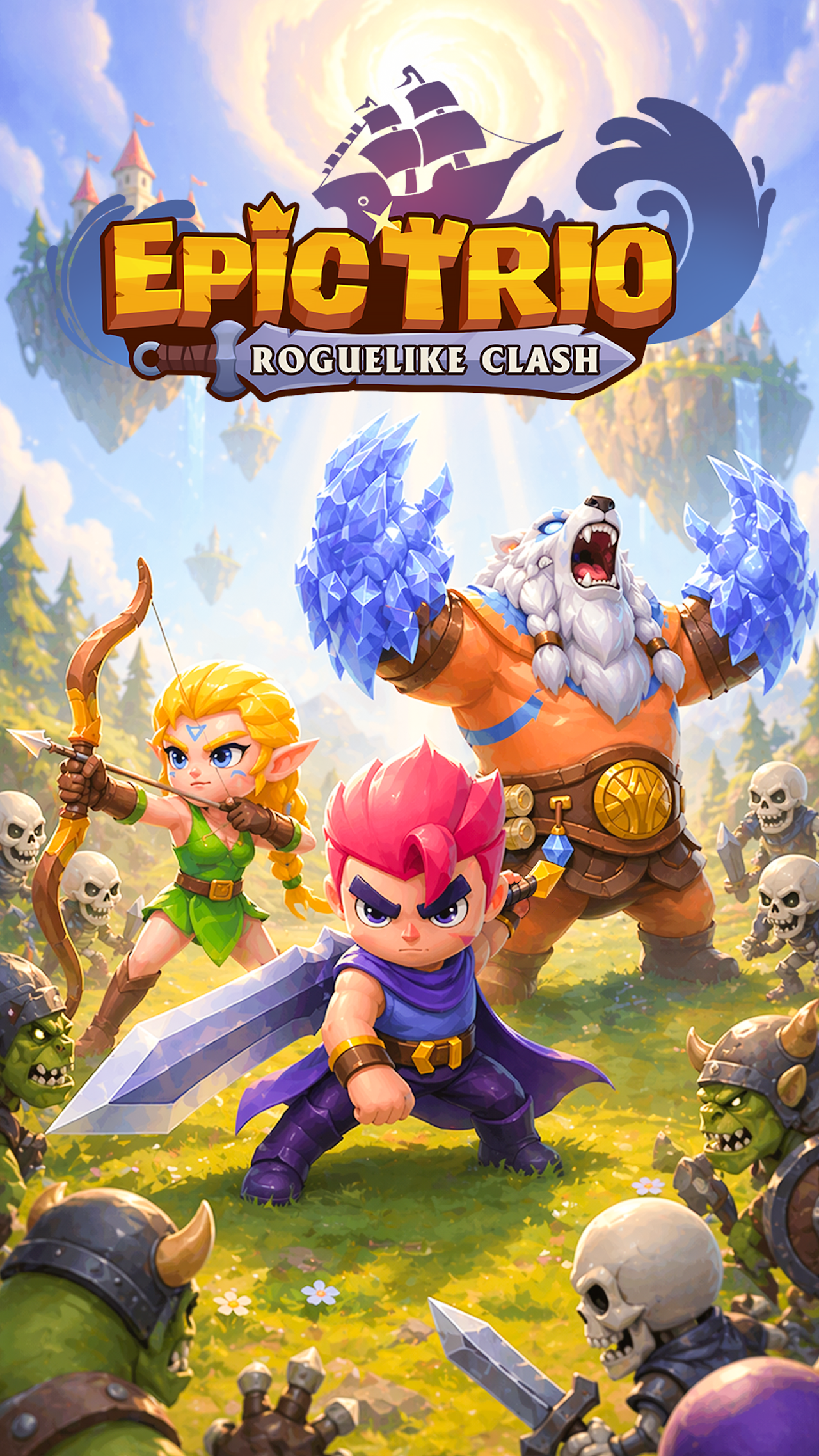 Epic Trio: Roguelike Clash screenshot