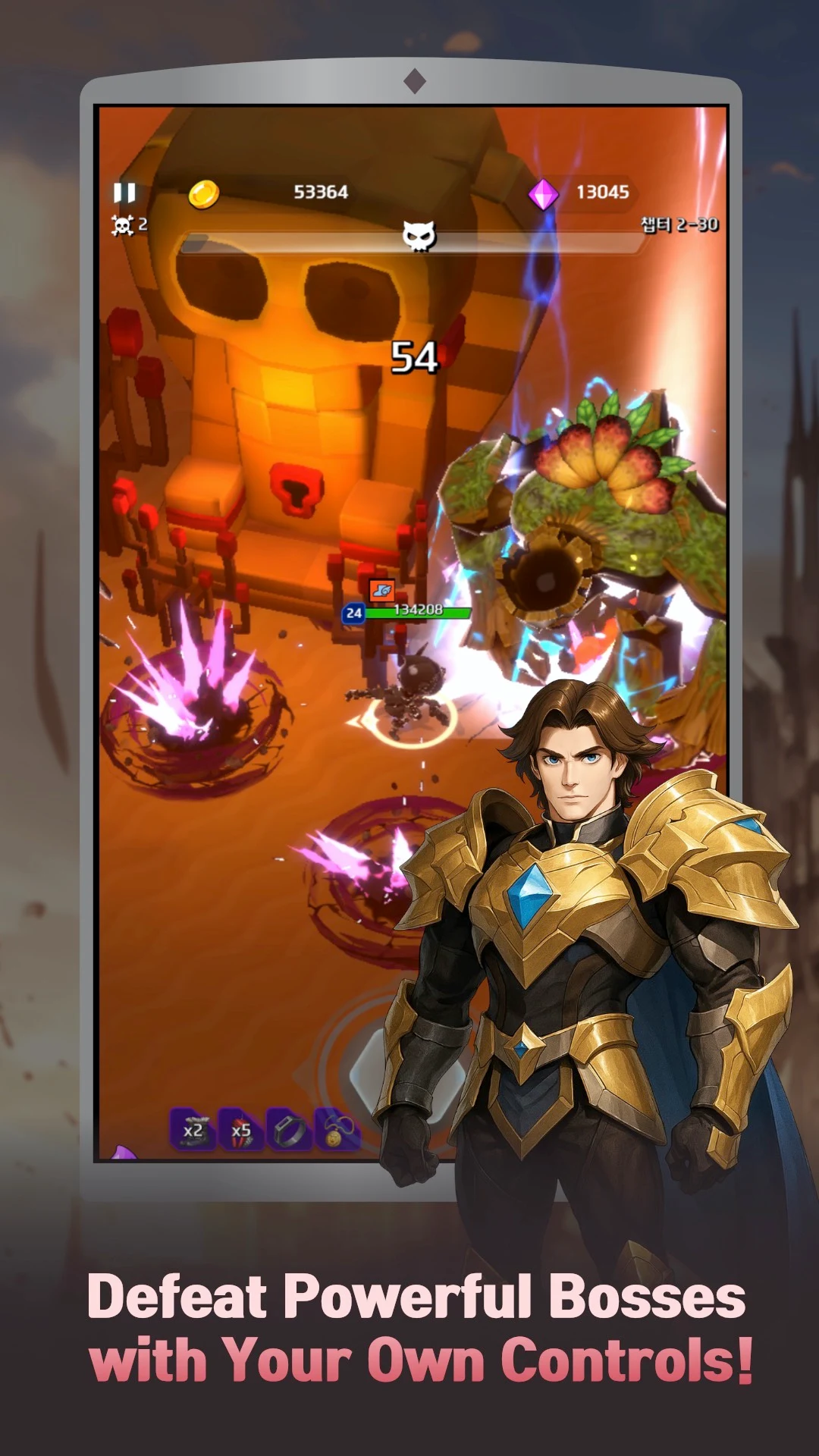 Ảnh chụp màn hình của  아케인 나이트 키우기: 방치형 RPG(Arcane Knight)