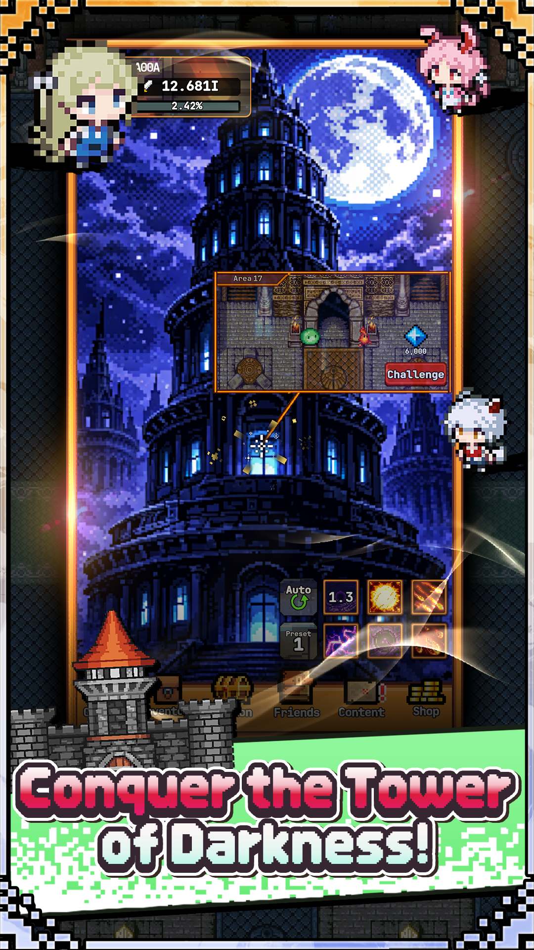 Legend of Witch : Idle RPG 스크린샷