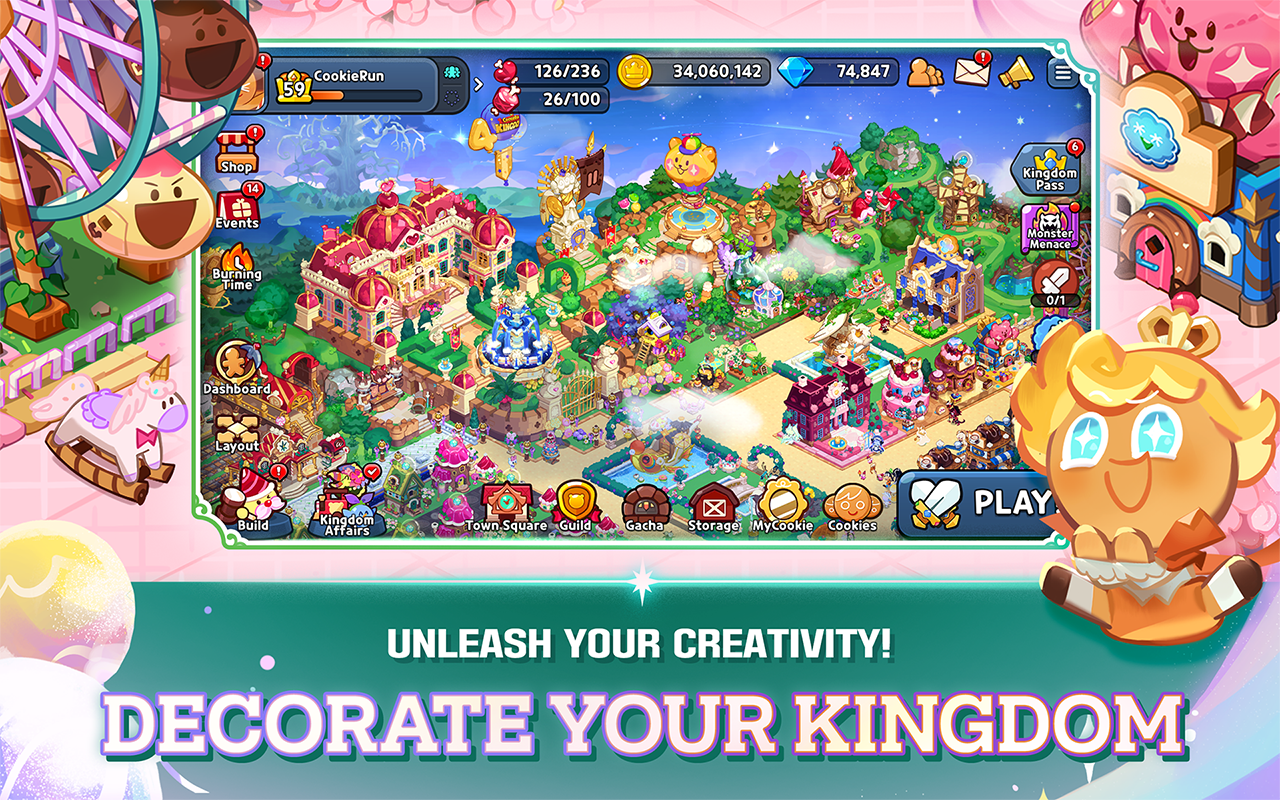 Ảnh chụp màn hình của CookieRun: Kingdom
