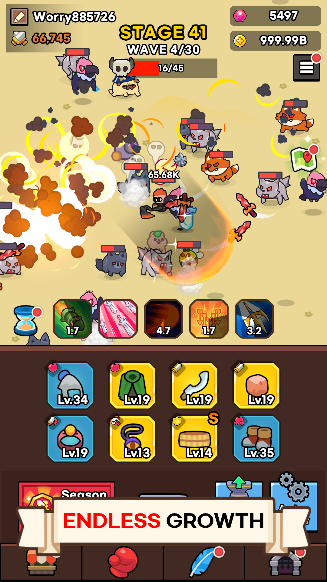 Don't Worry: Idle RPG screenshot