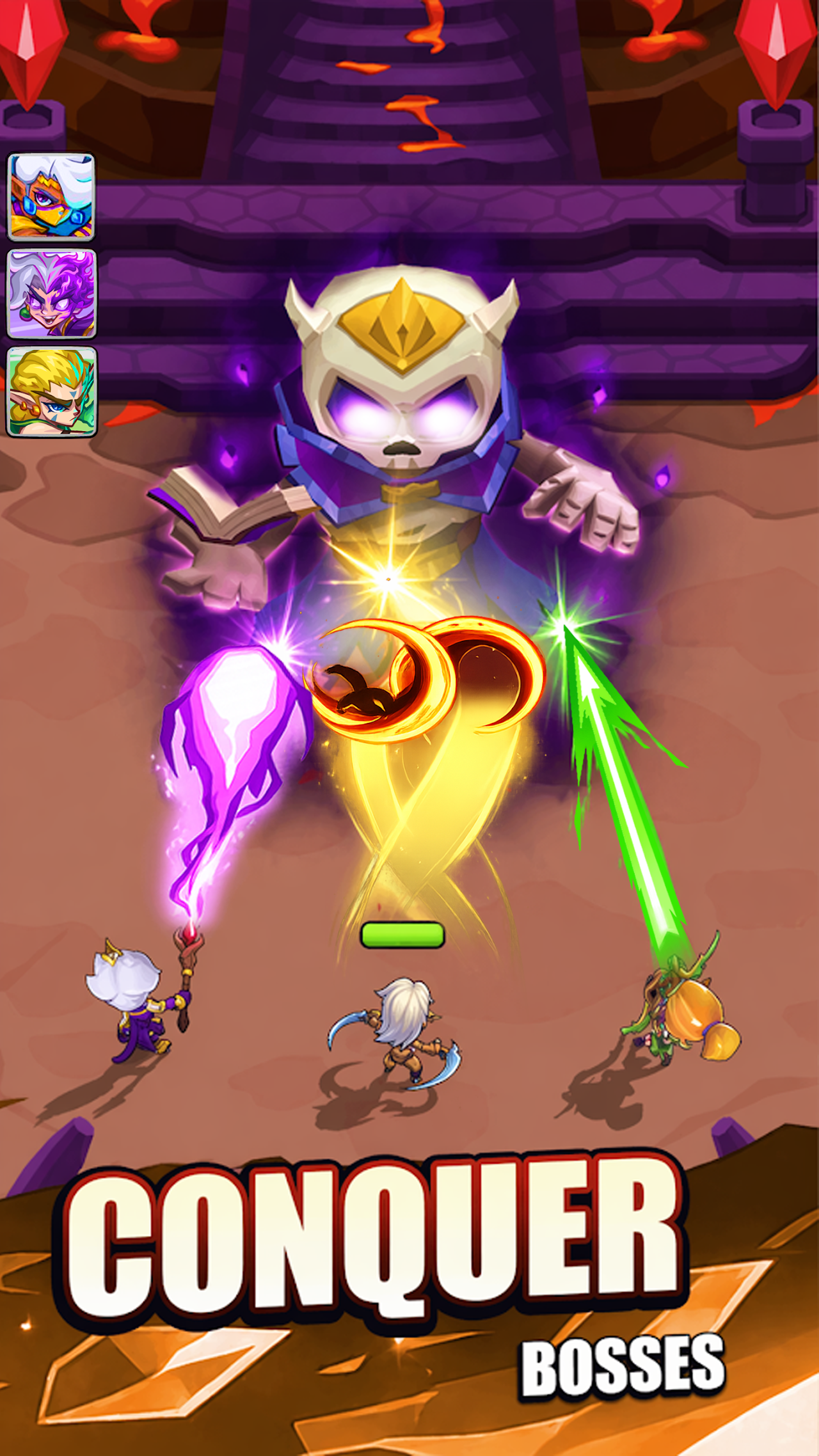 Epic Trio: Roguelike Clash screenshot