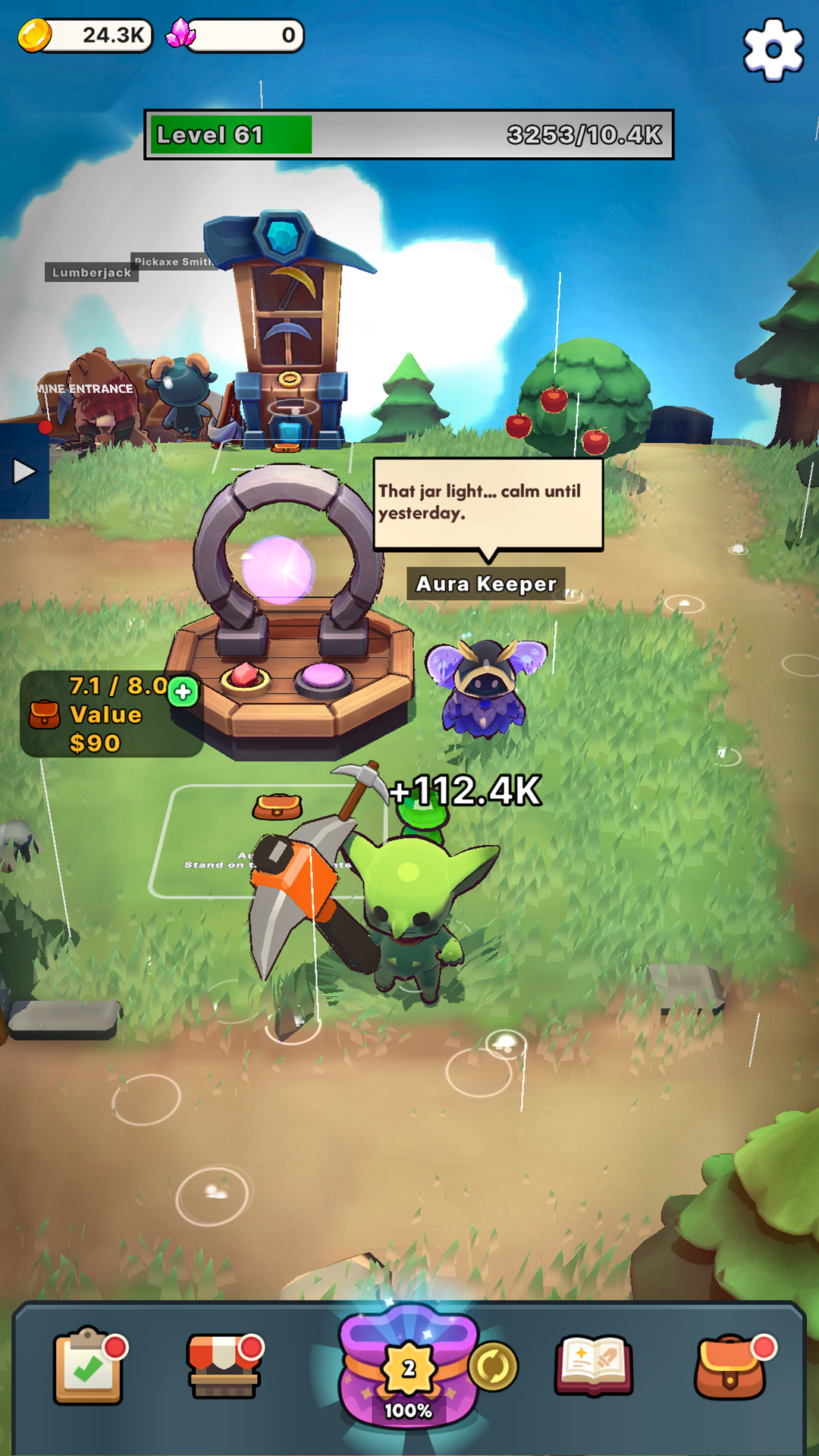Ảnh chụp màn hình của Down Mine: Idle Mining