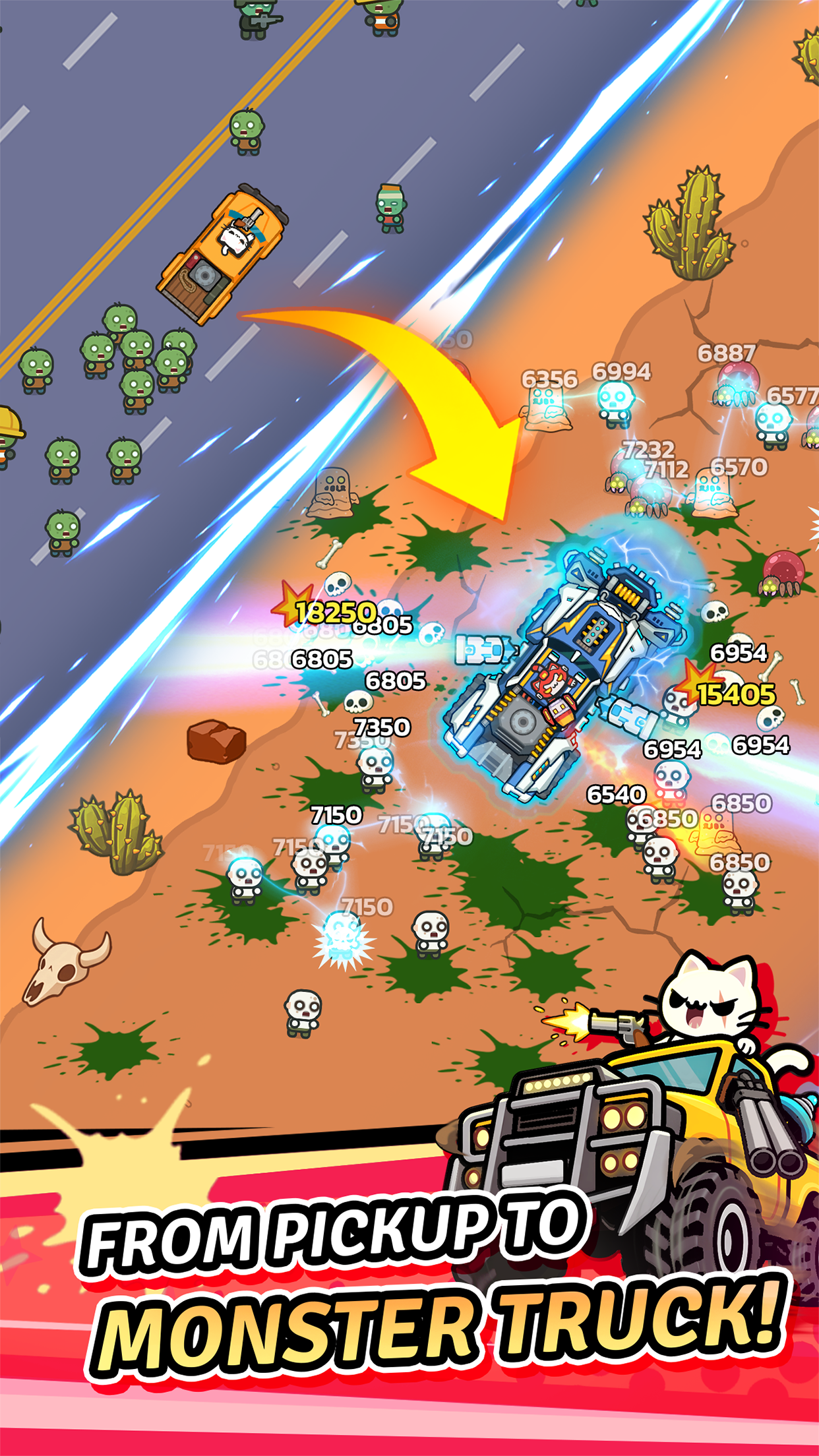 Crash Cat : Zombie Survivor screenshot
