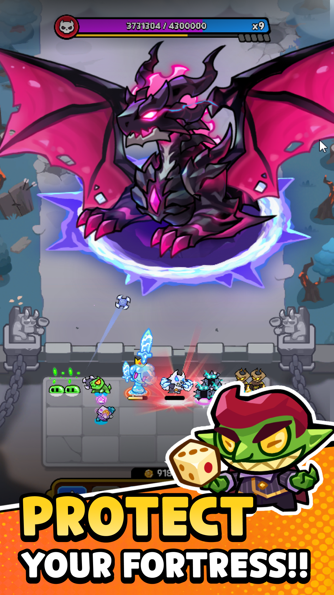 Ảnh chụp màn hình của Hell Rush: Merge Defense TD