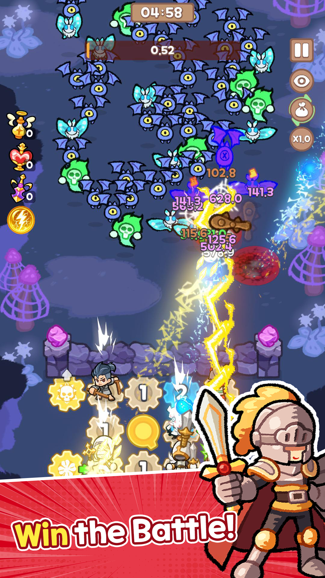 ภาพหน้าจอของ Gear Heroes : Magic Defense