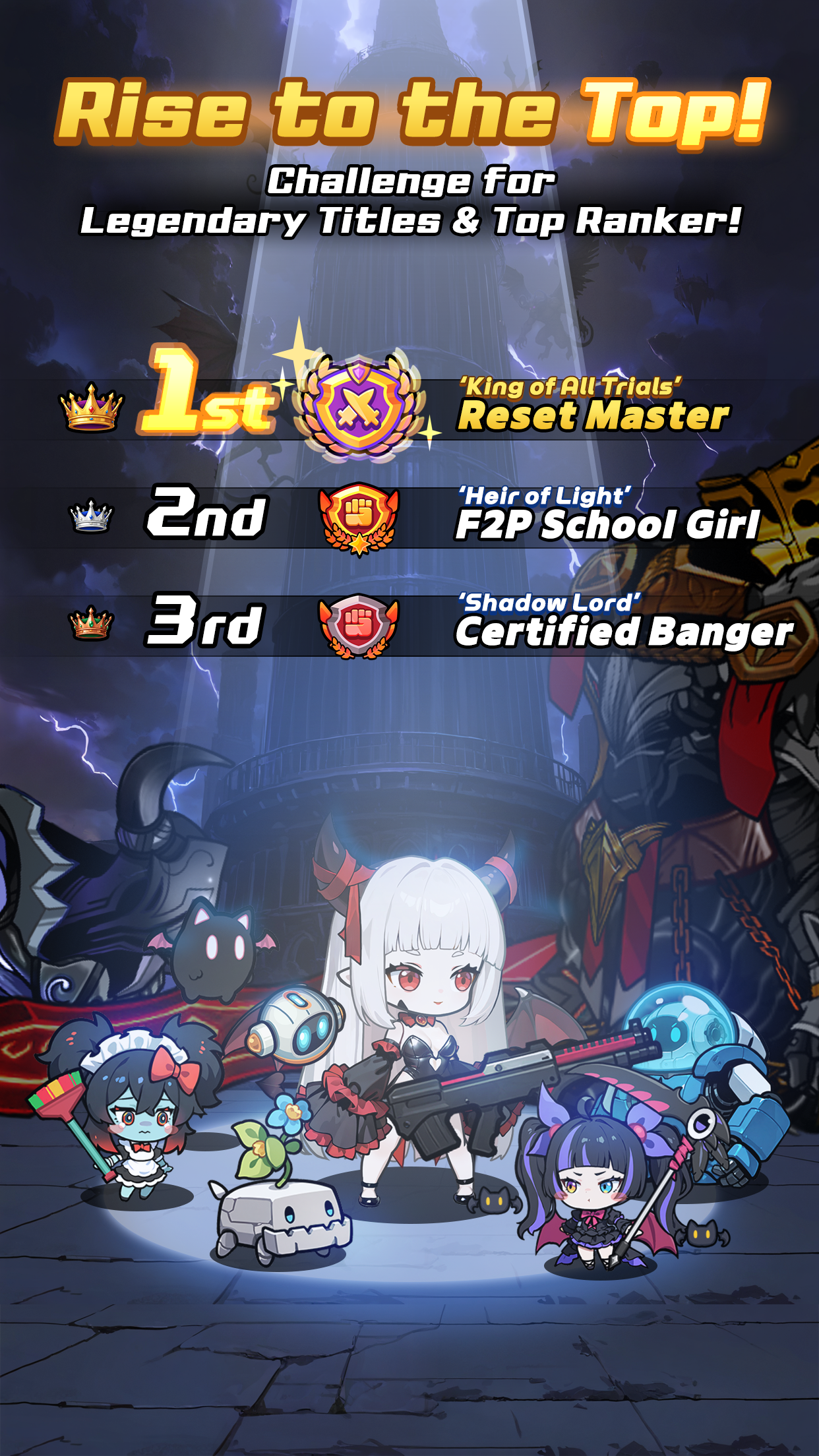 Isekai Reset! (여고생과 리셋중! - 로그라이크 x 방치형 RPG) screenshot