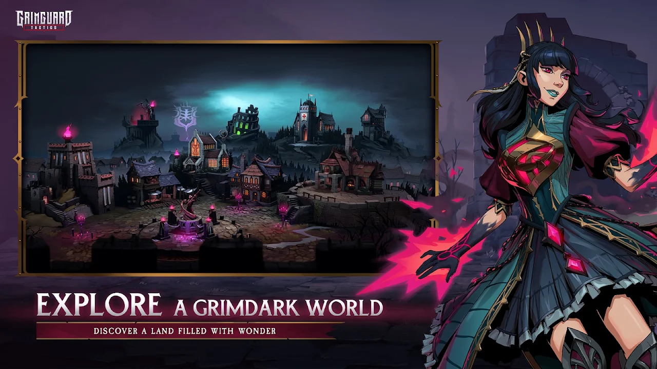 ภาพหน้าจอของ Grimguard Tactics: Fantasy RPG