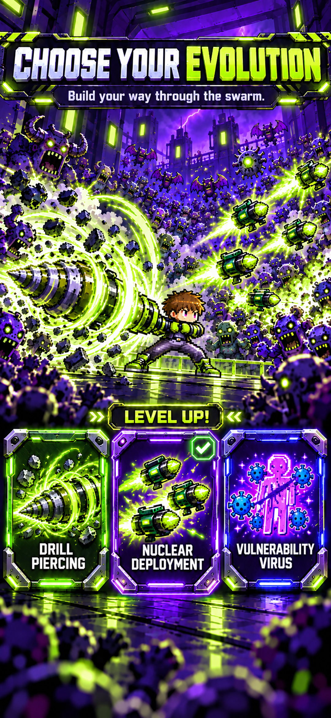 ภาพหน้าจอของ Crazy Gunner: Pixel Survivor