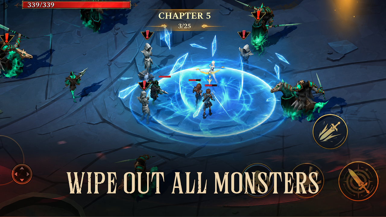 Ảnh chụp màn hình của God Rivals: RPG Roguelike