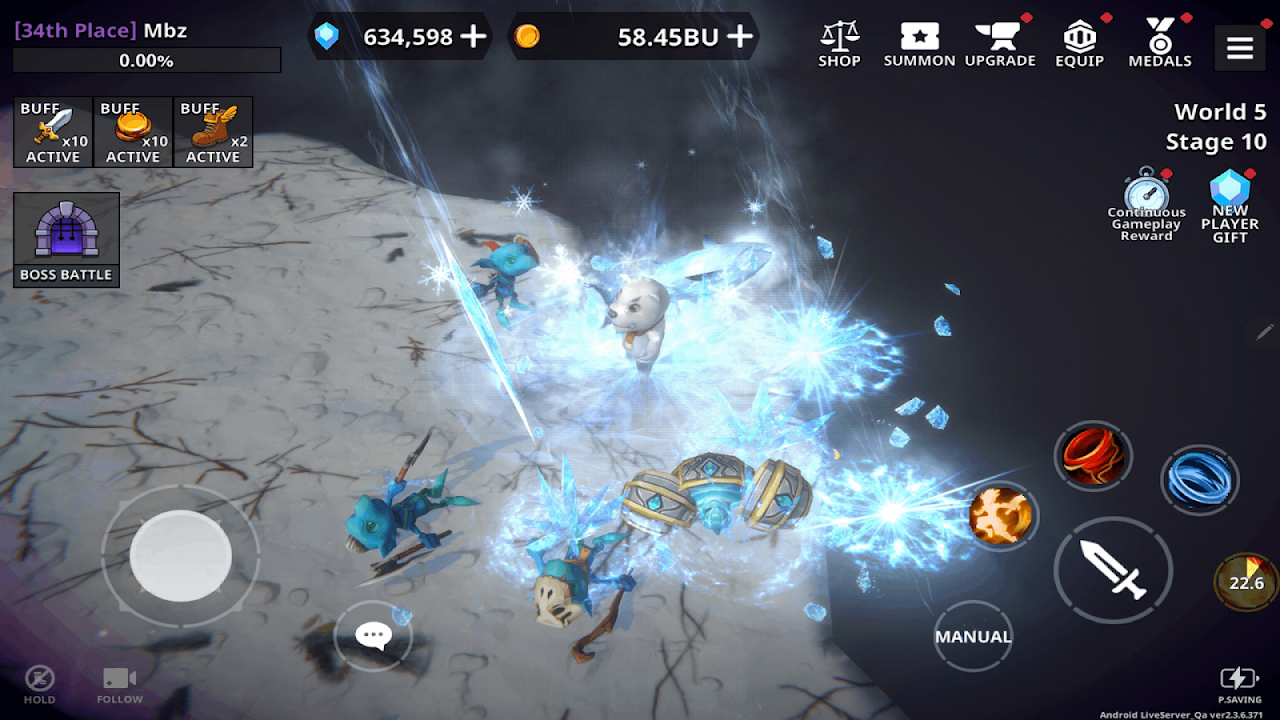 Dungeon Knight Idle 스크린샷