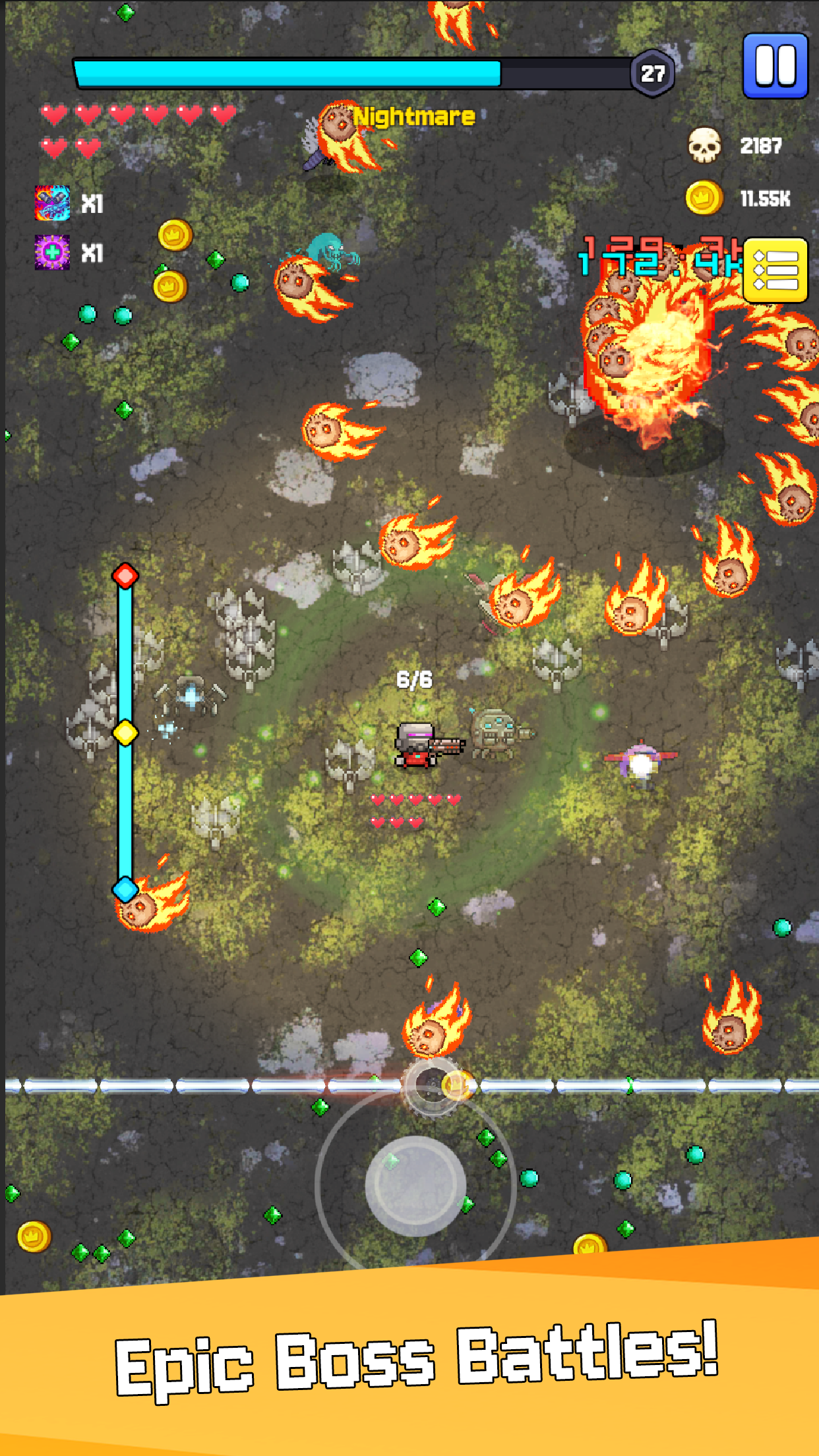 Crazy Gunner: Monster Mowing screenshot