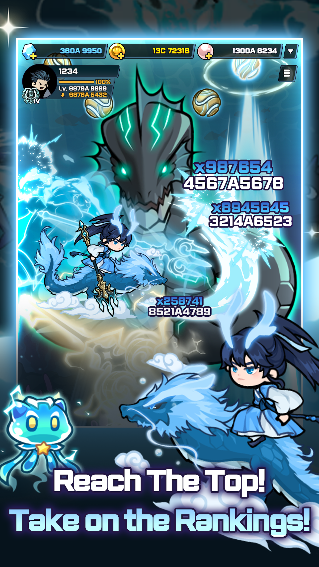 Ảnh chụp màn hình của Raising Poseidon: Idle RPG